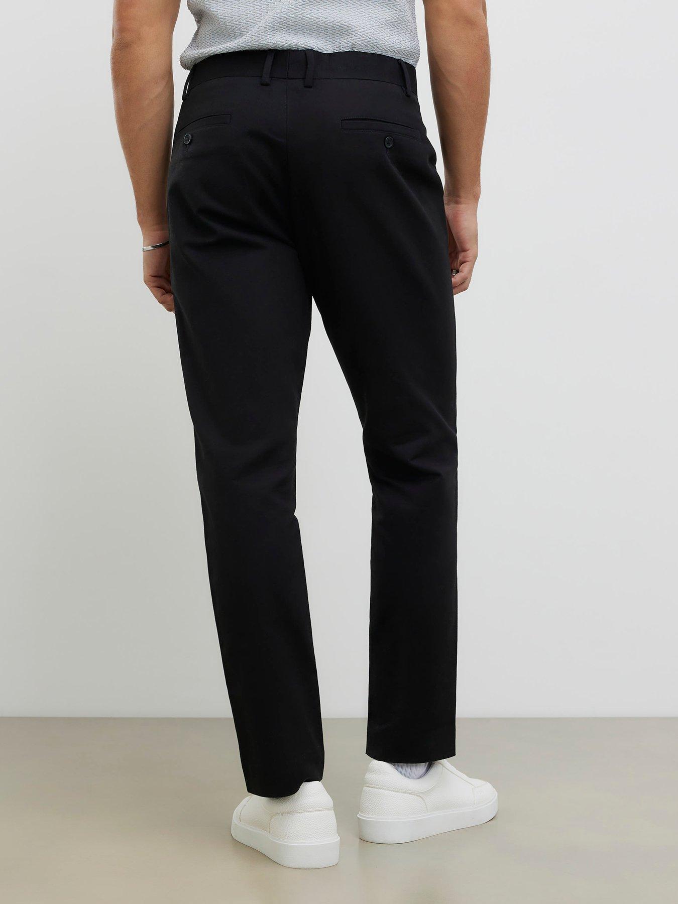 river-island-core-slim-chino-blackstillFront
