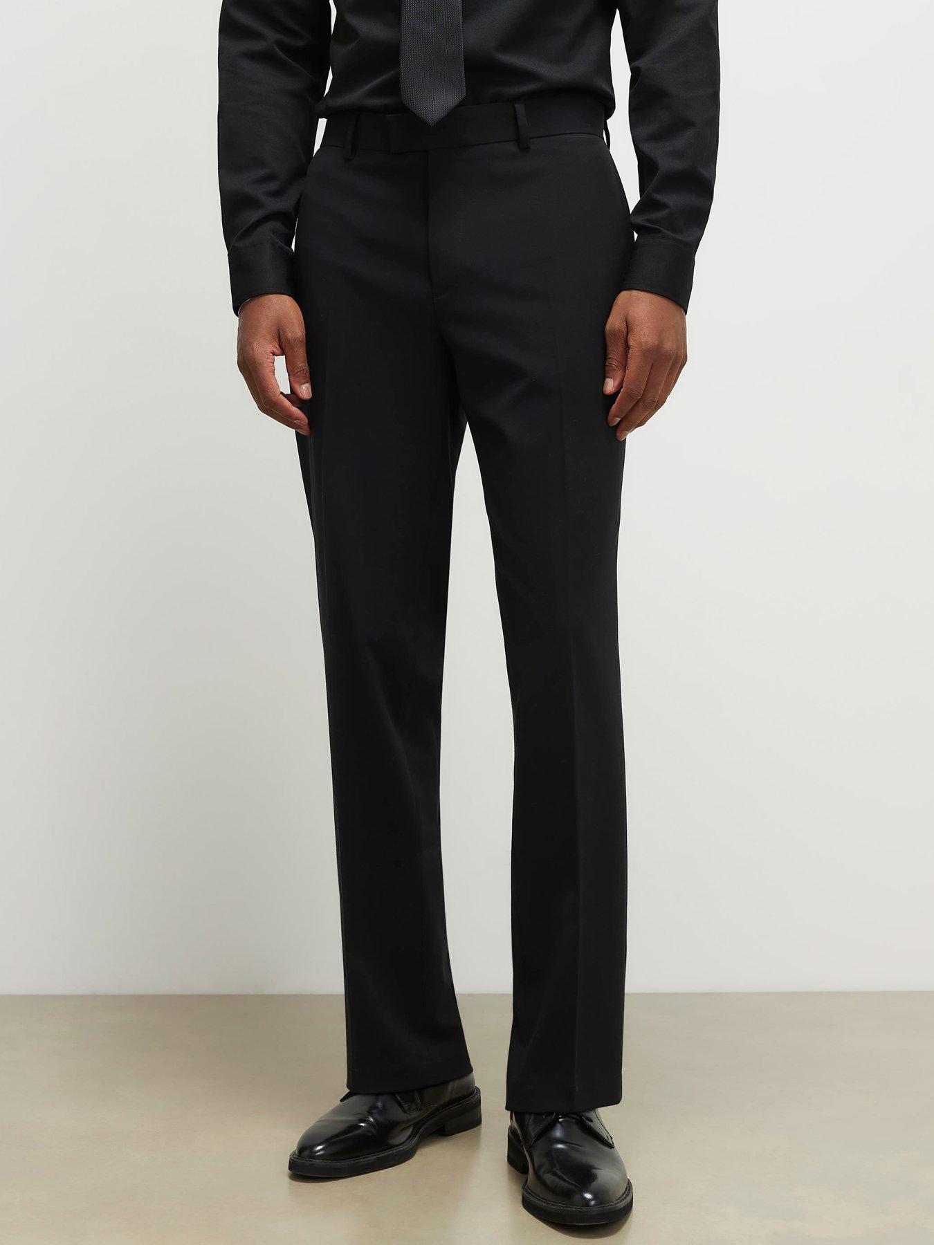 River Island Slim Core Suit Trouser - Black