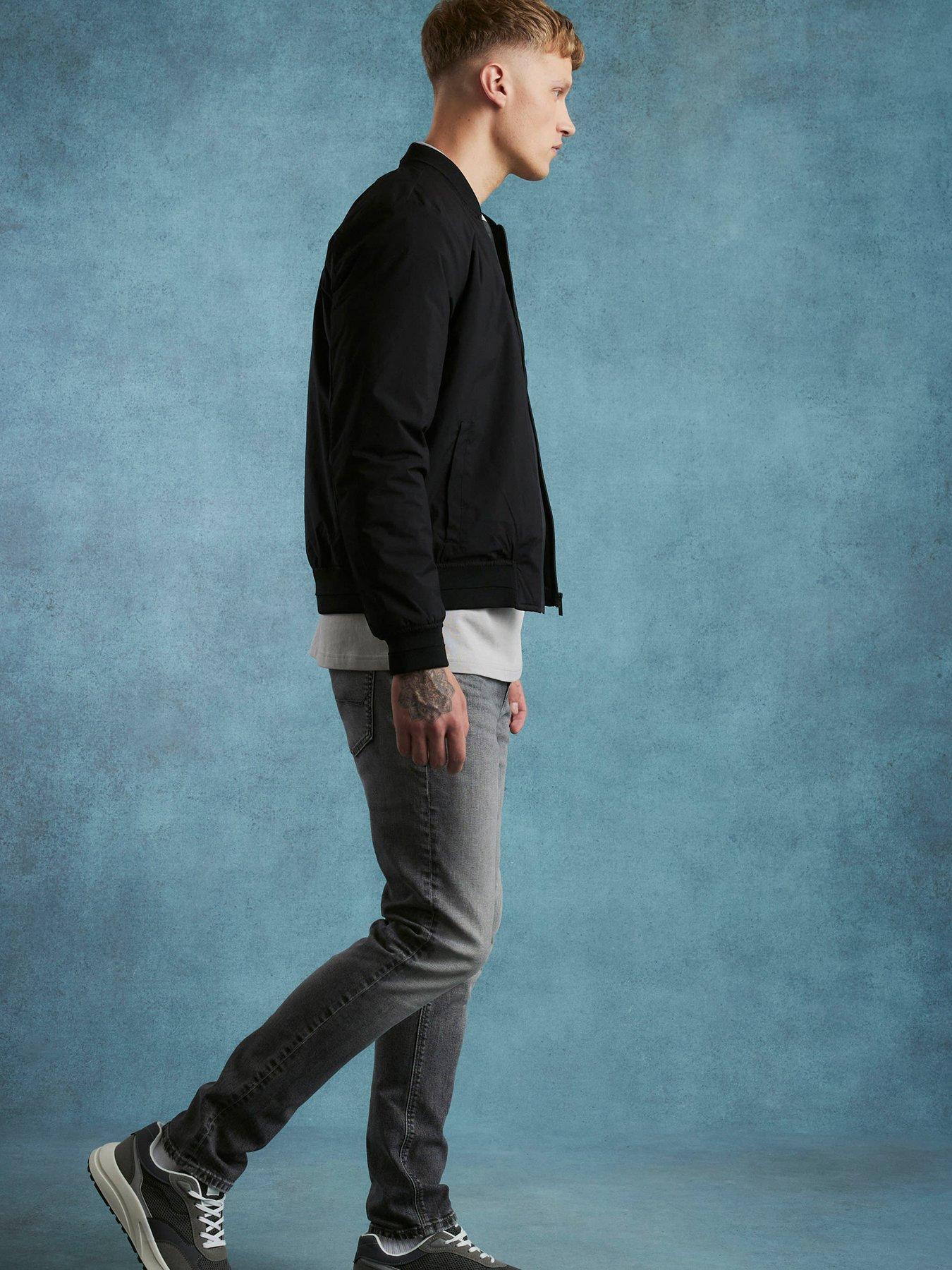 Image 3 of 4 of River Island Skinny Earth Jeans - Grey