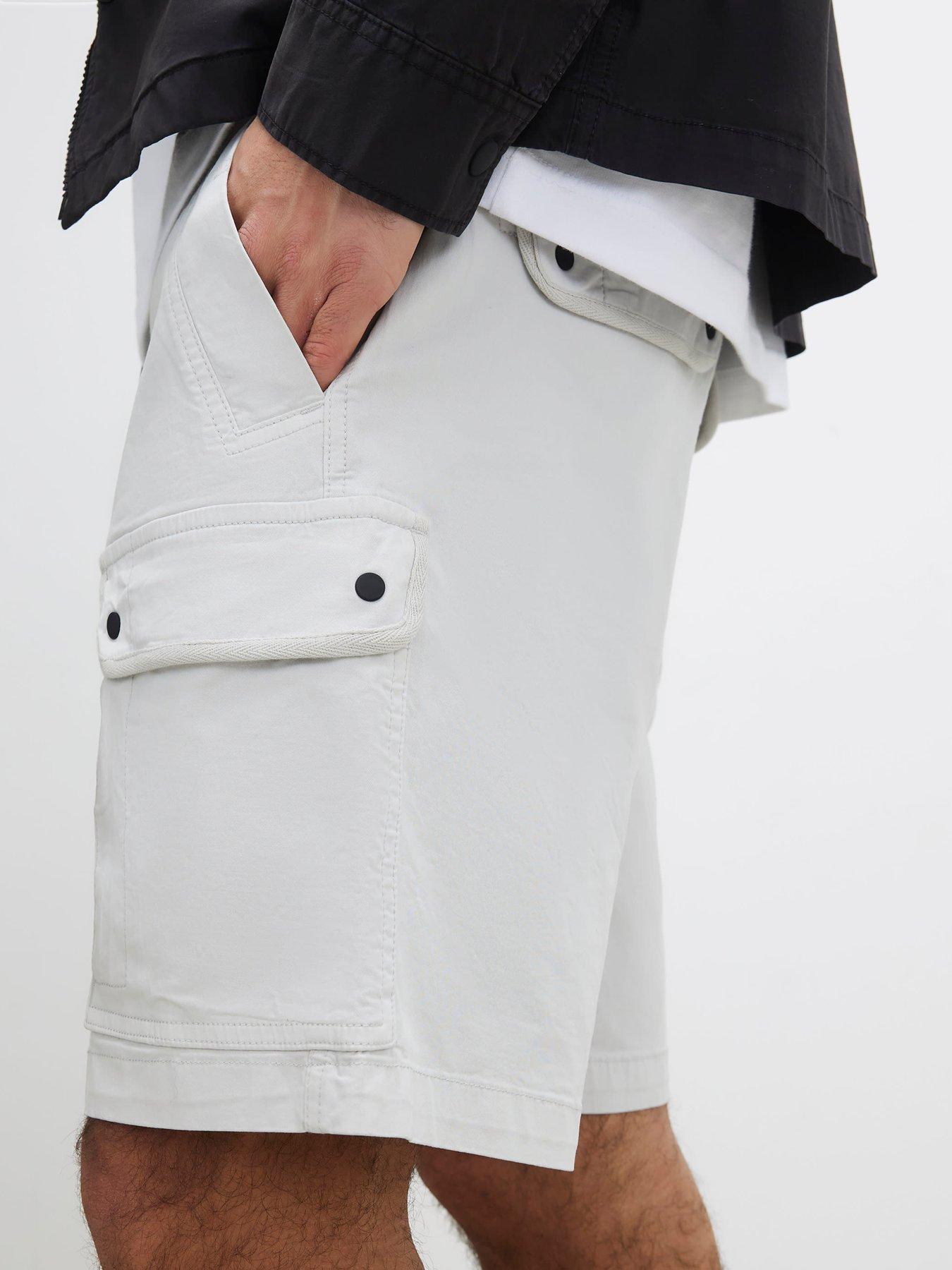 river-island-romeo-cargo-shorts-greyoutfit