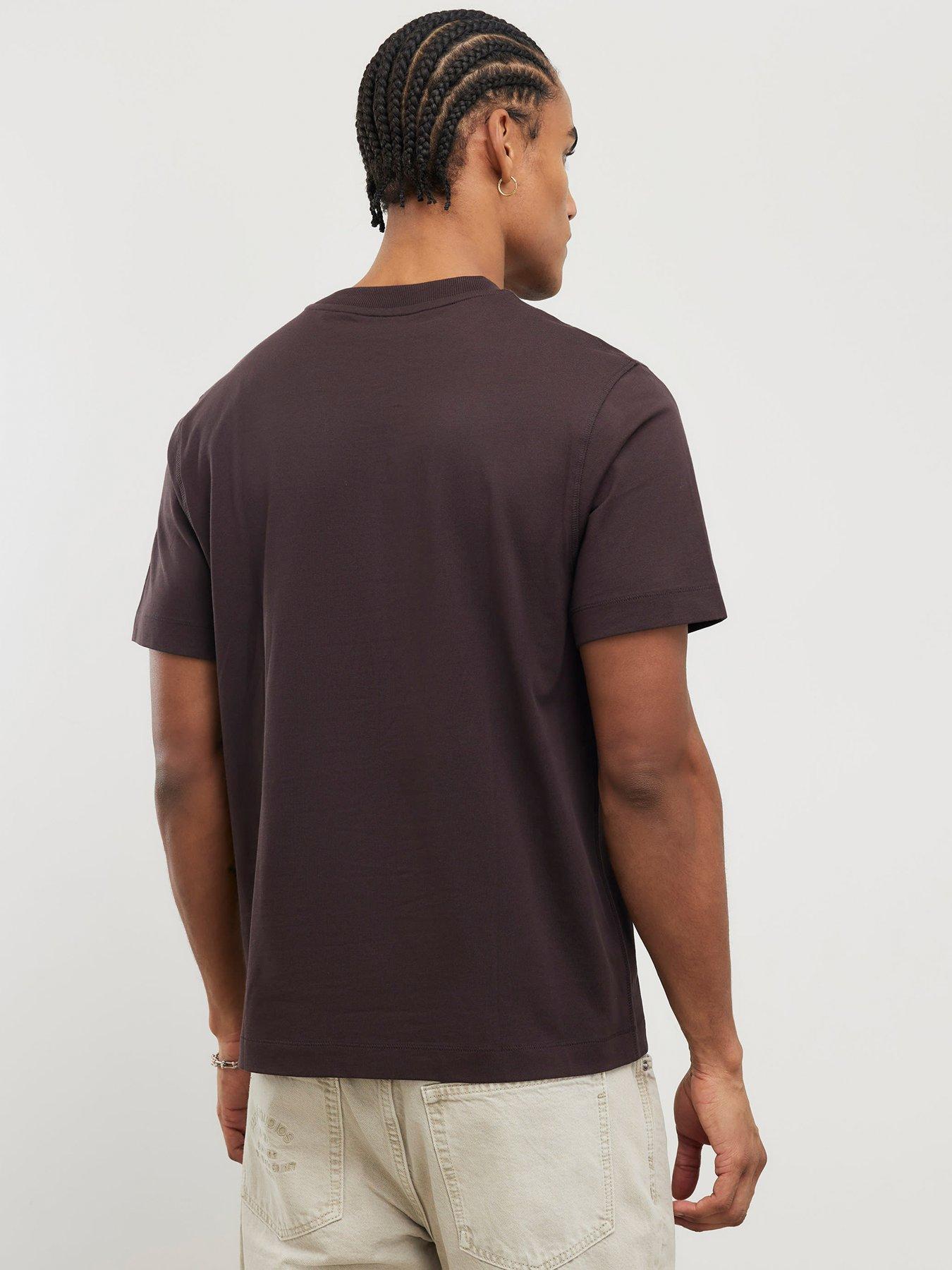 river-island-regular-essentials-short-sleeve-t-shirt-dark-brownstillFront