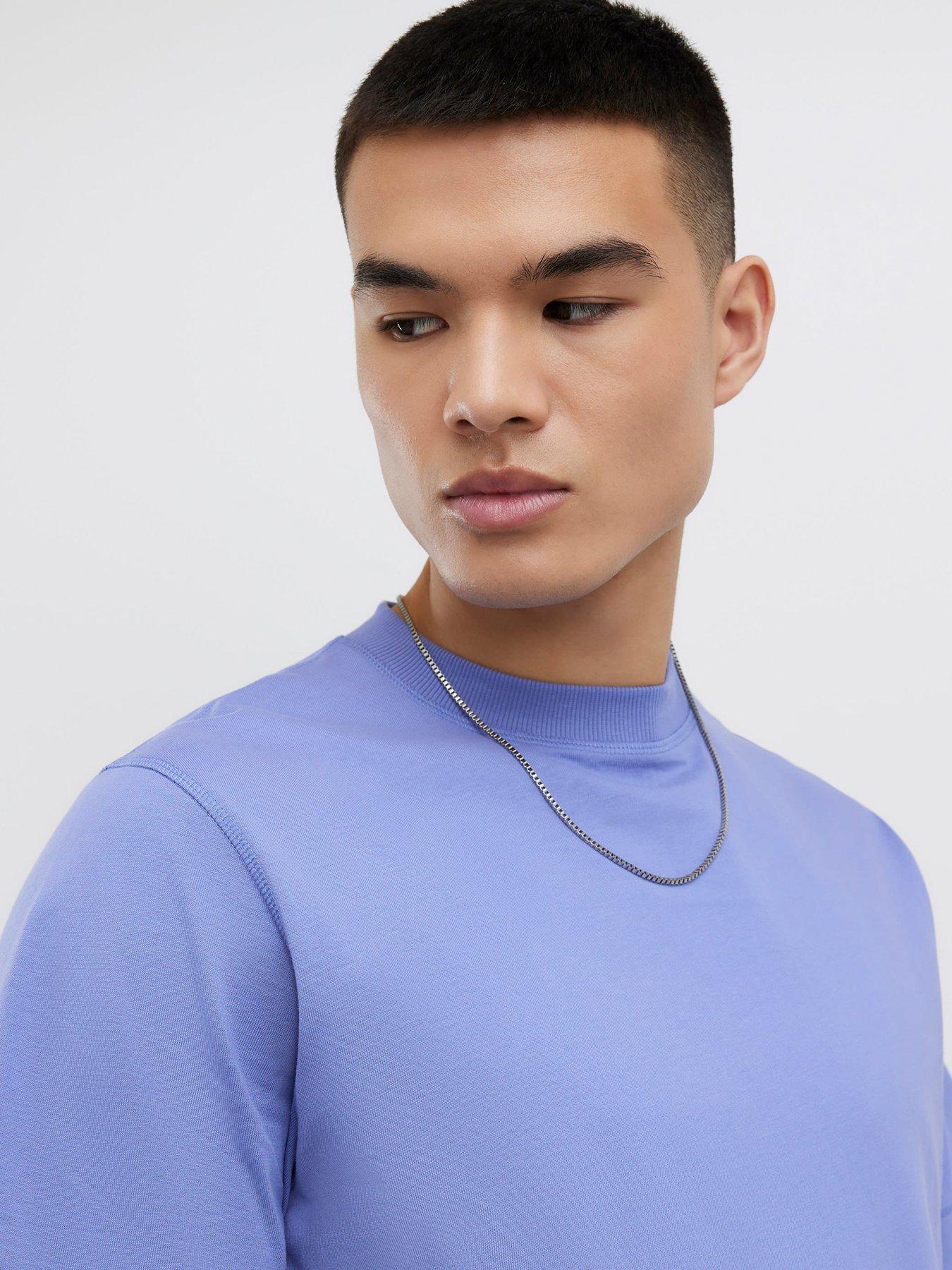 river-island-regular-essentials-short-sleeve-t-shirt-blueoutfit