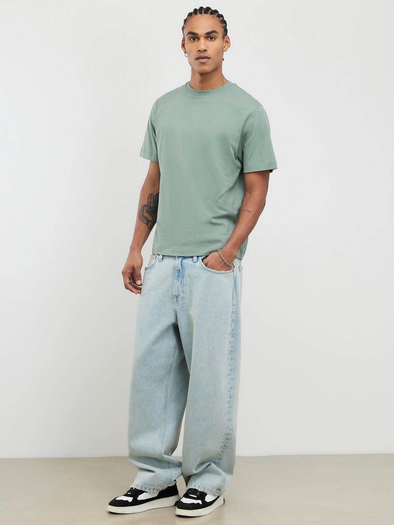 river-island-regular-essentials-short-sleeve-t-shirt-light-greenback