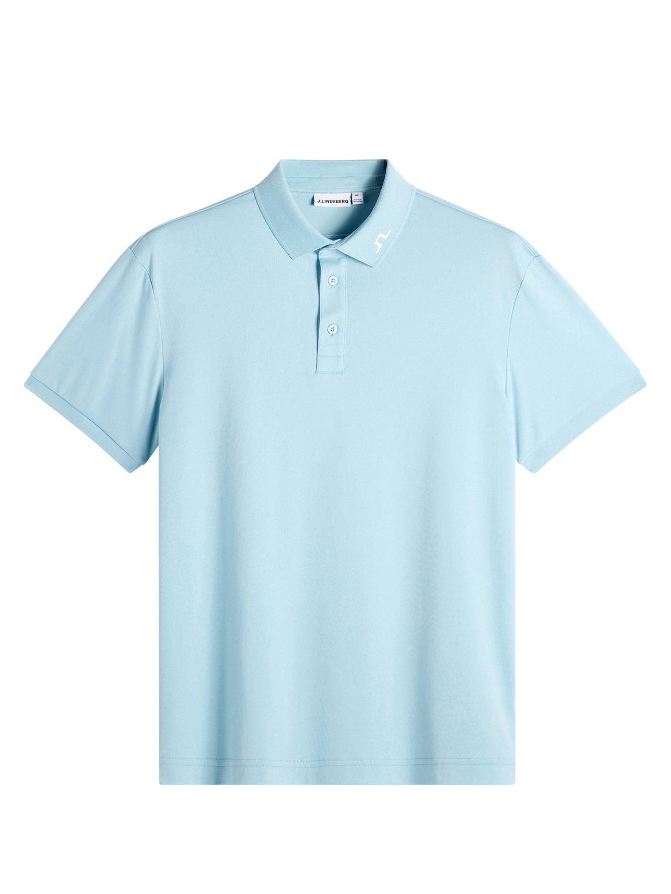 Image 1 of 4 of J LINDEBERG Mens Golf Kv Polo - Blue