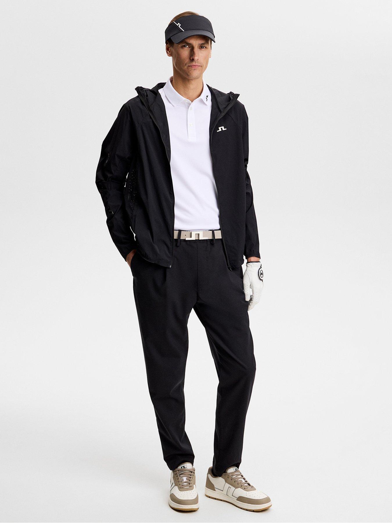 Image 3 of 6 of J LINDEBERG Mens Golf Heath Polo - White
