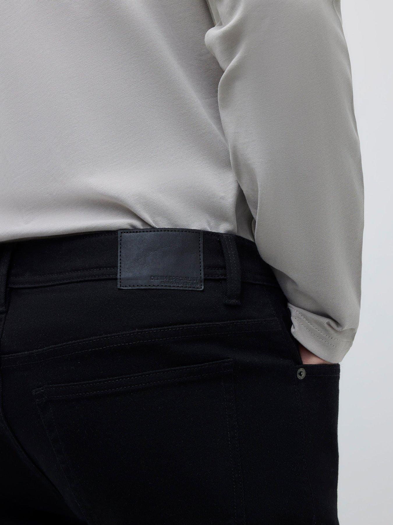 Image 4 of 4 of River Island Stay Skinny Jeans - Black