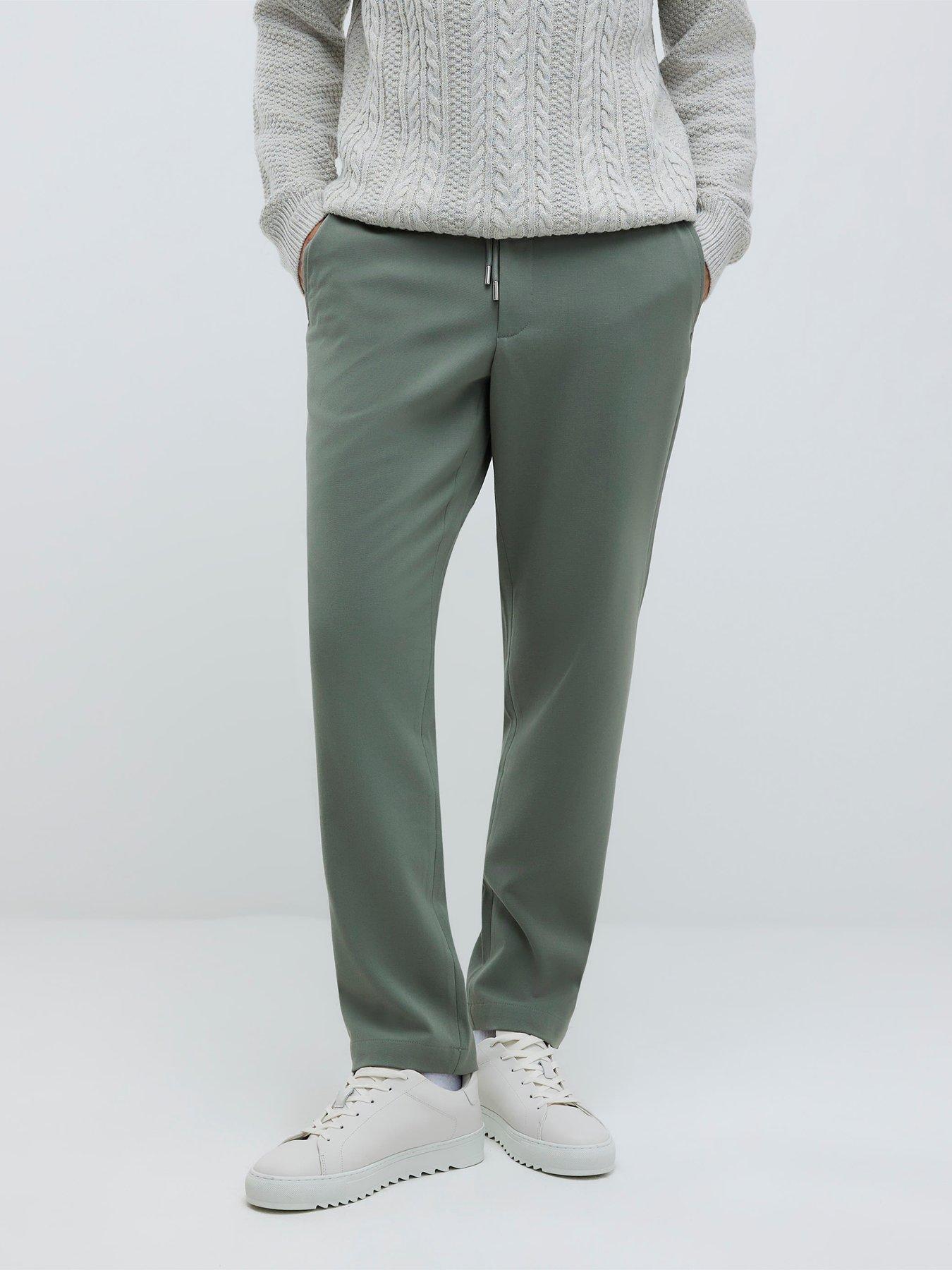 River Island Slim Joggers - Green
