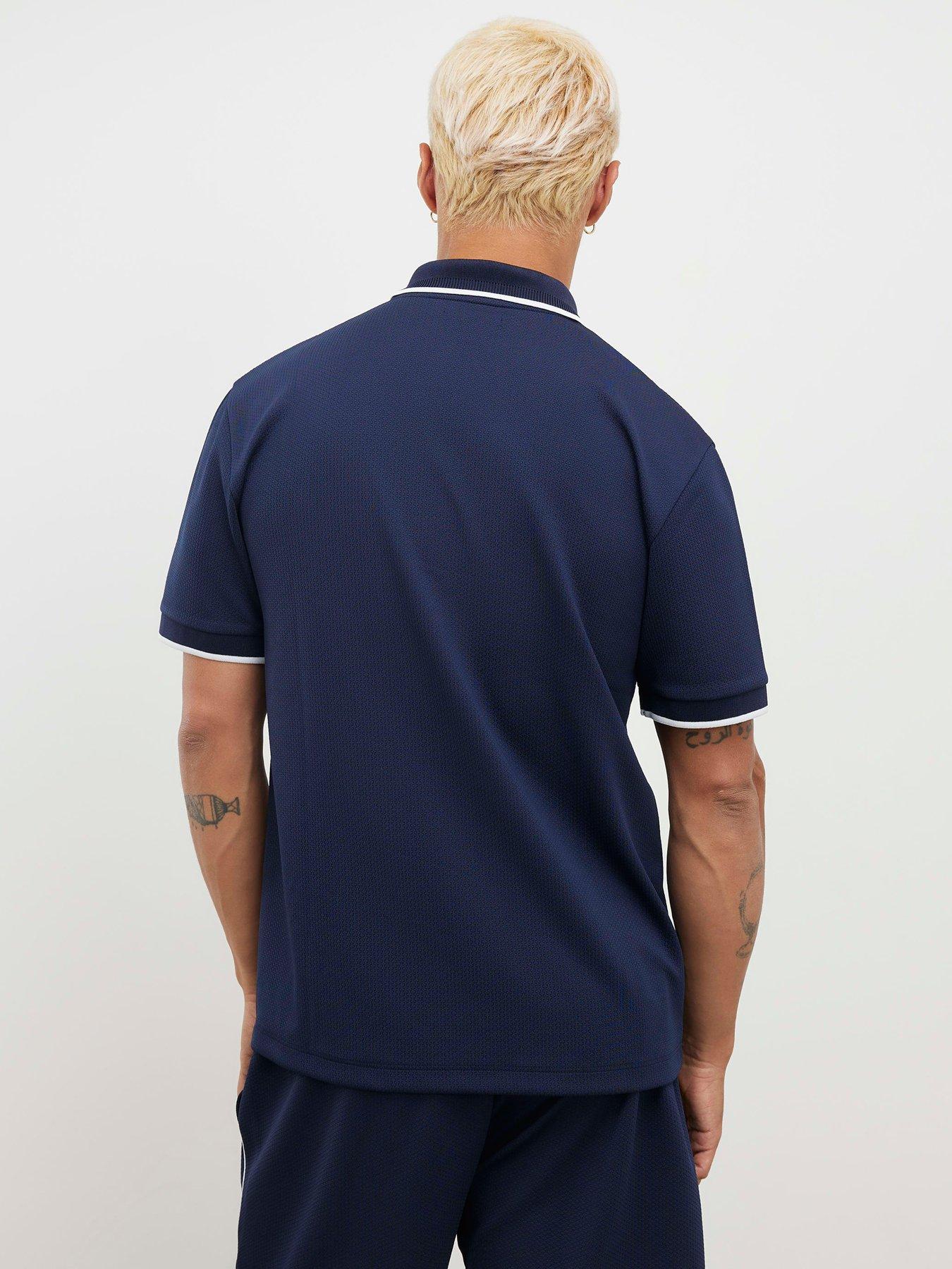 river-island-slim-racking-zip-polo-shirt-navystillFront