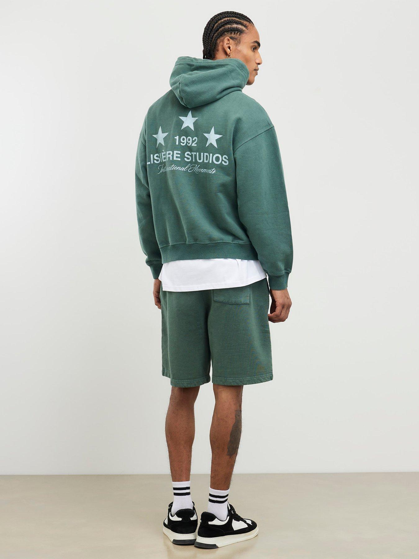 river-island-lisiere-studios-shorts-greenstillFront