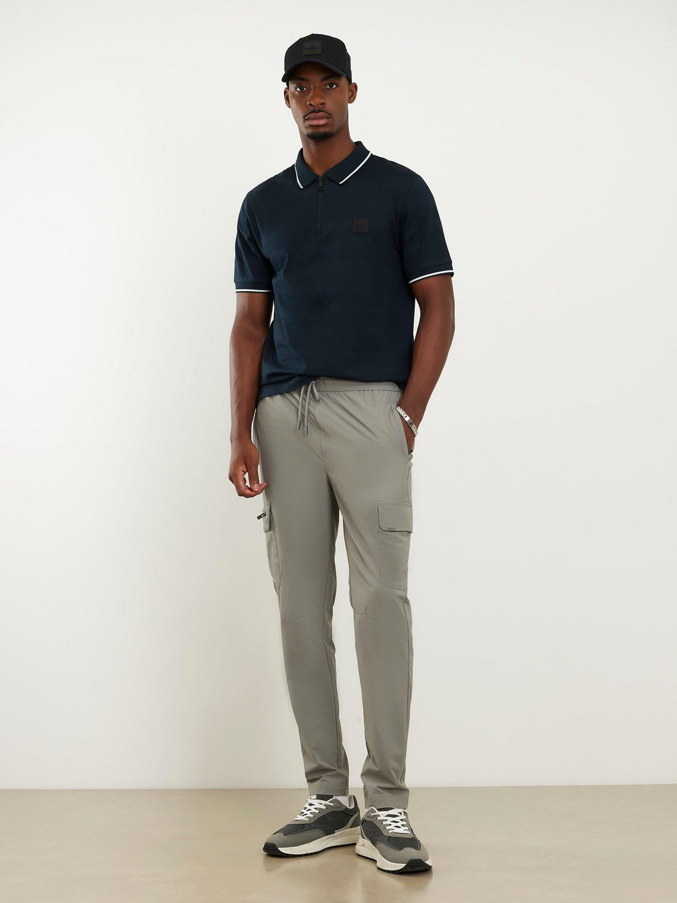 river-island-slim-jacquard-stripe-polo-shirt-navyback