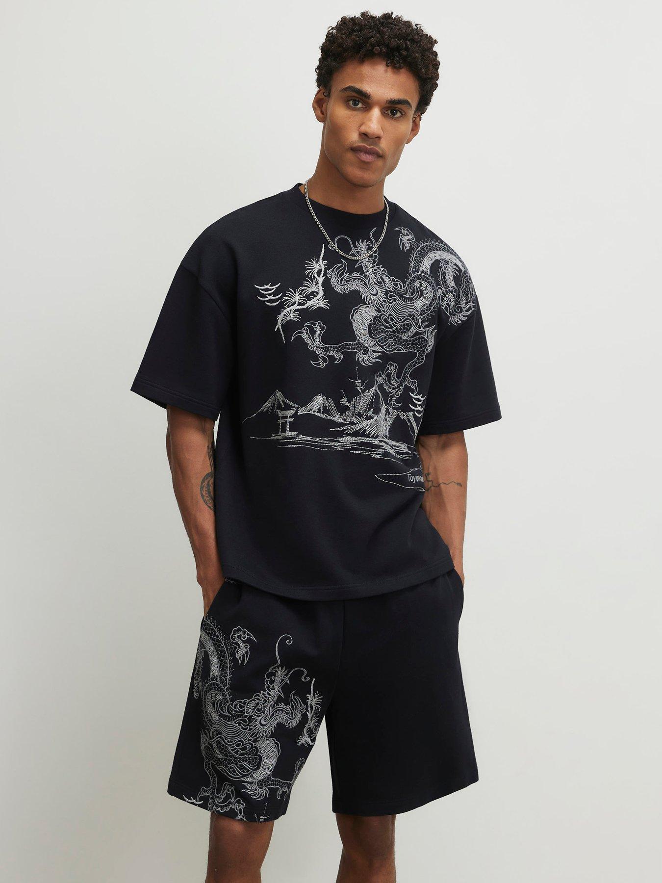 River Island River Island Short Sleeve Tokyo Dragon T-shirt