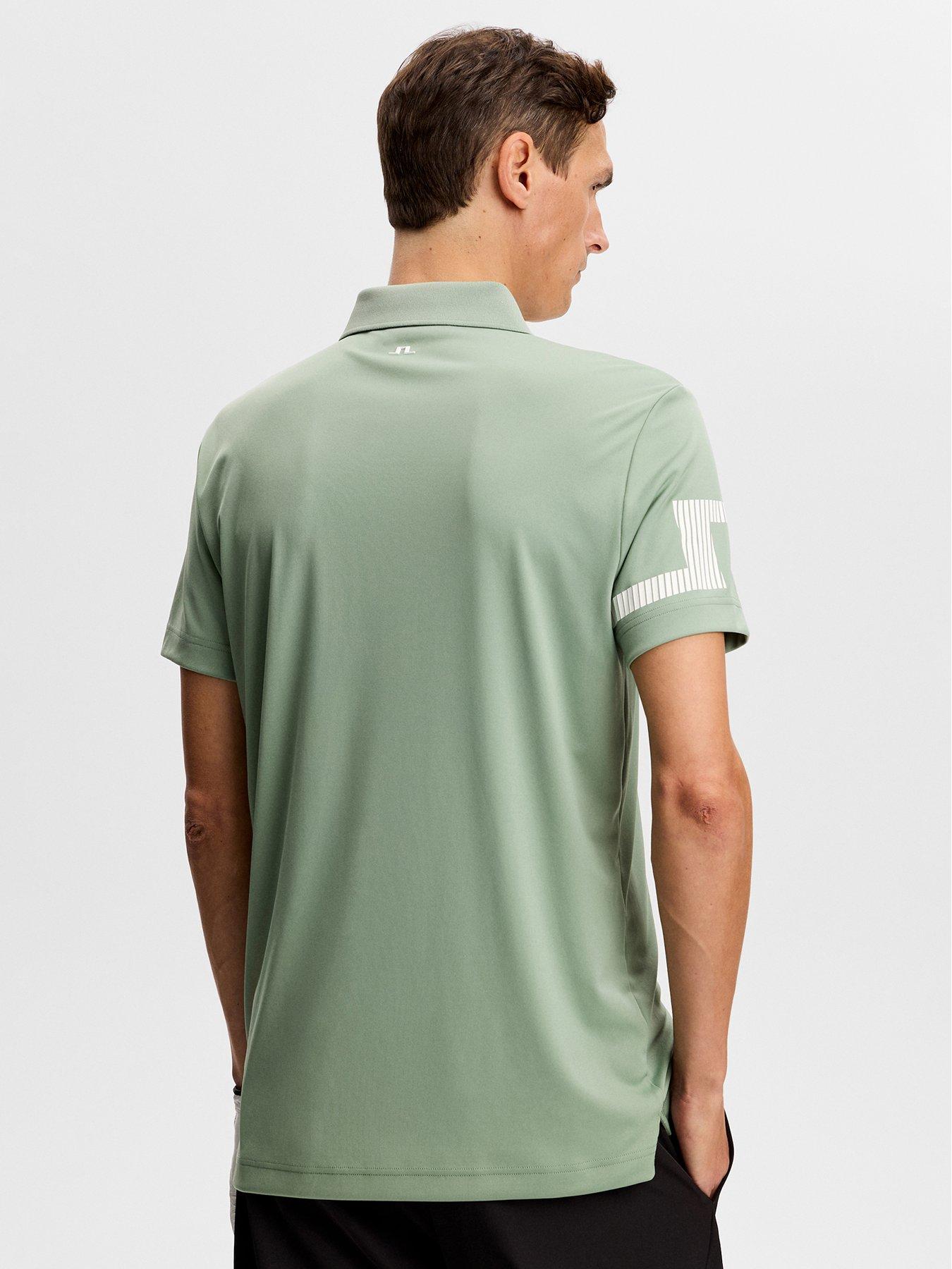 Image 2 of 5 of J LINDEBERG Mens Golf Heath Polo - Green