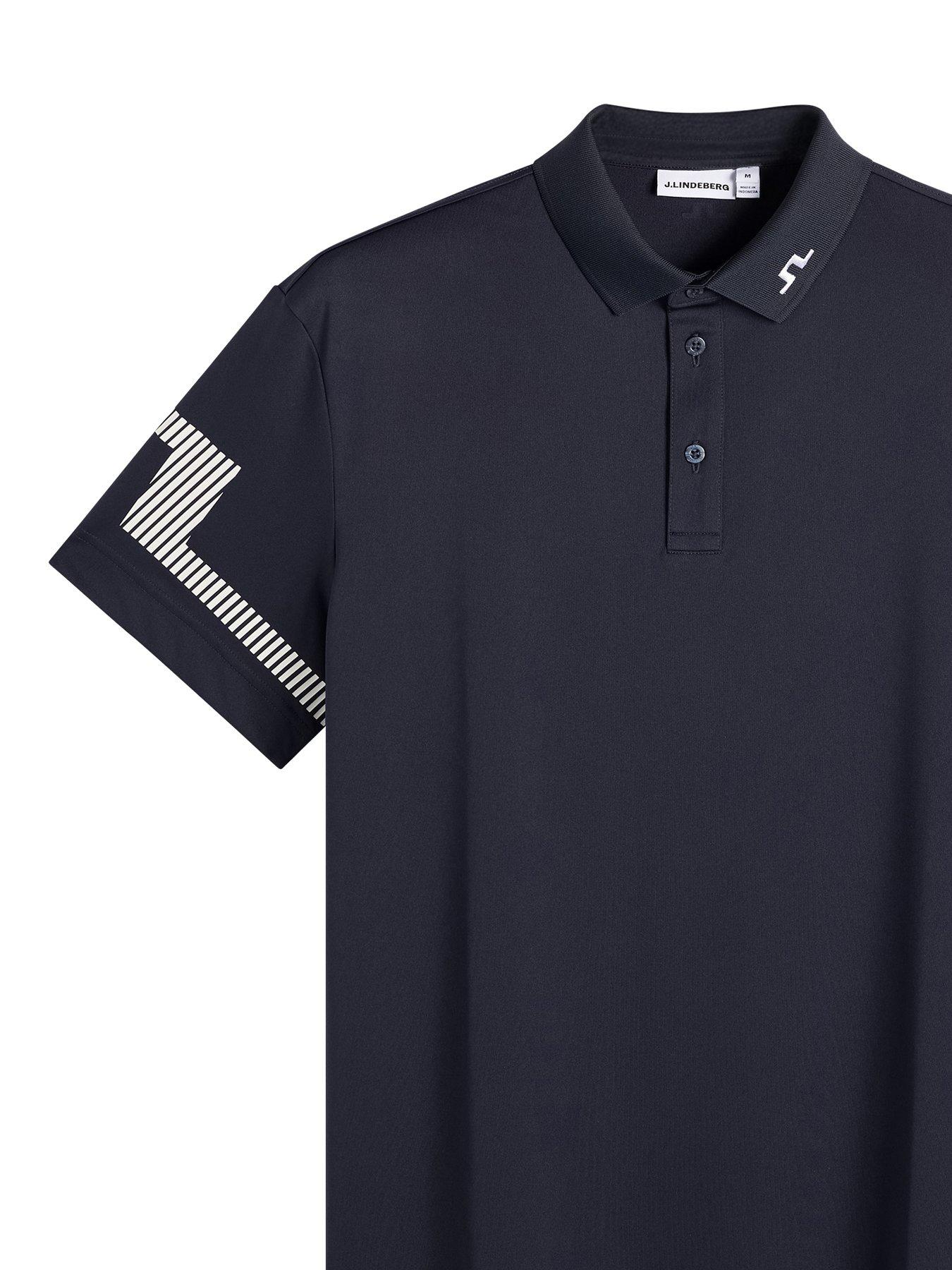 Image 5 of 6 of J LINDEBERG Mens Golf Heath Polo - Navy