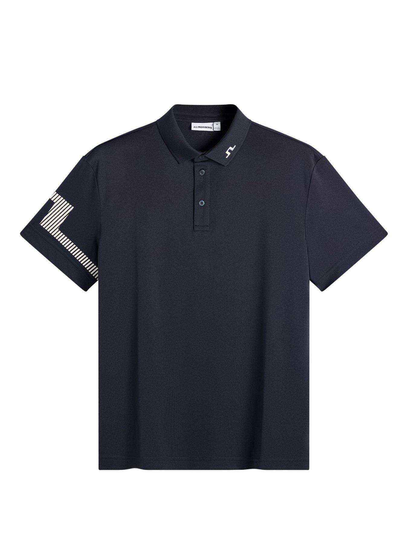 Image 6 of 6 of J LINDEBERG Mens Golf Heath Polo - Navy