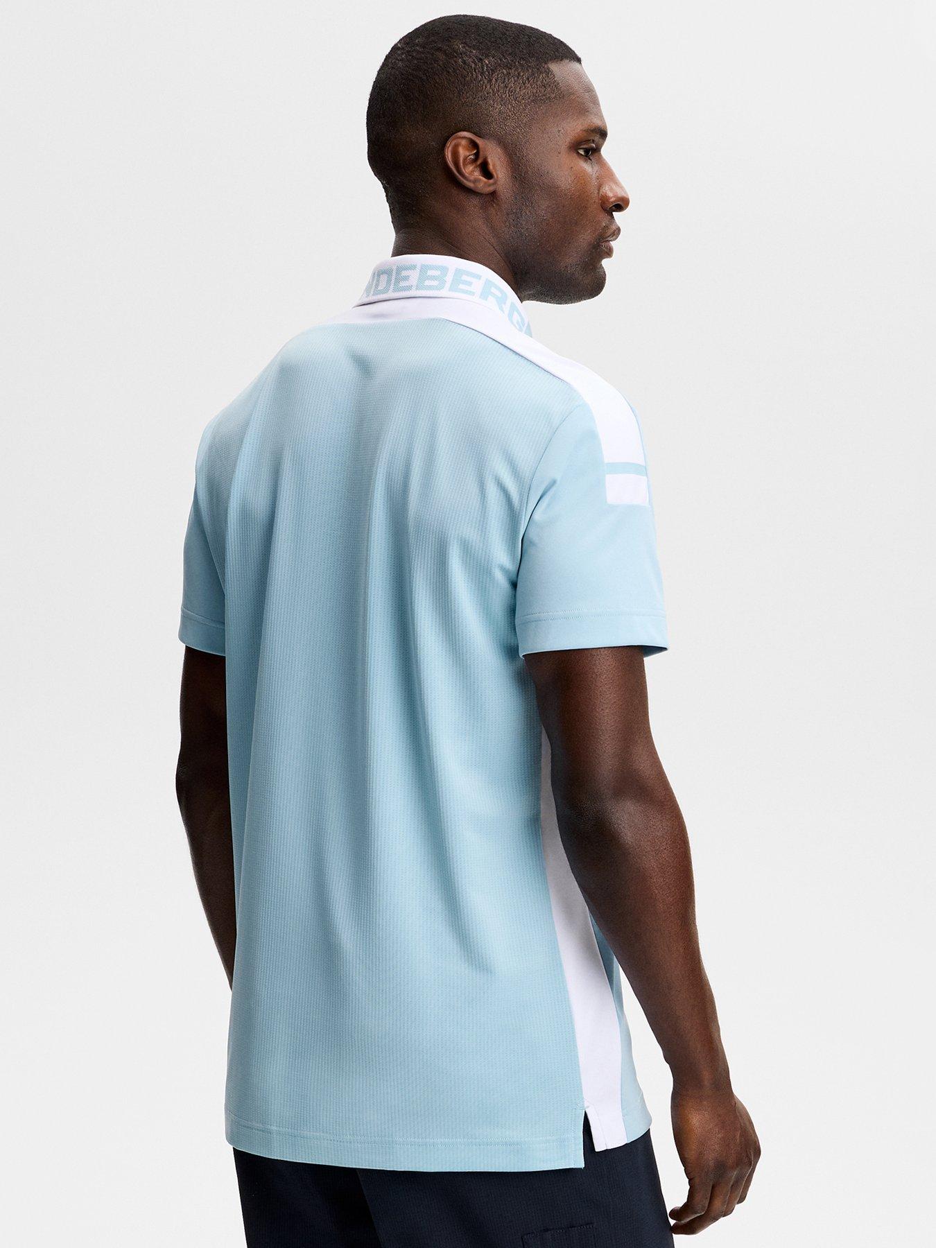 Image 2 of 5 of J LINDEBERG Mens Golf Bo Polo - Blue