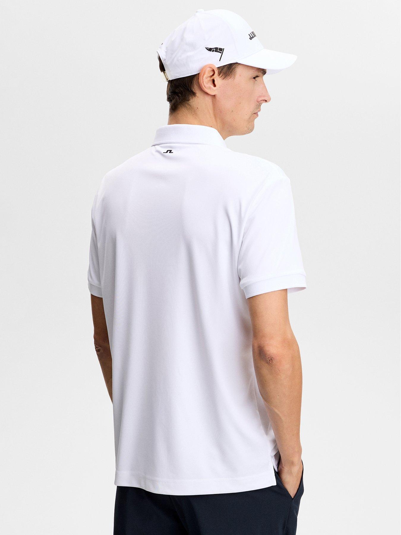 Image 2 of 6 of J LINDEBERG Mens Golf Tour Tech Polo - White