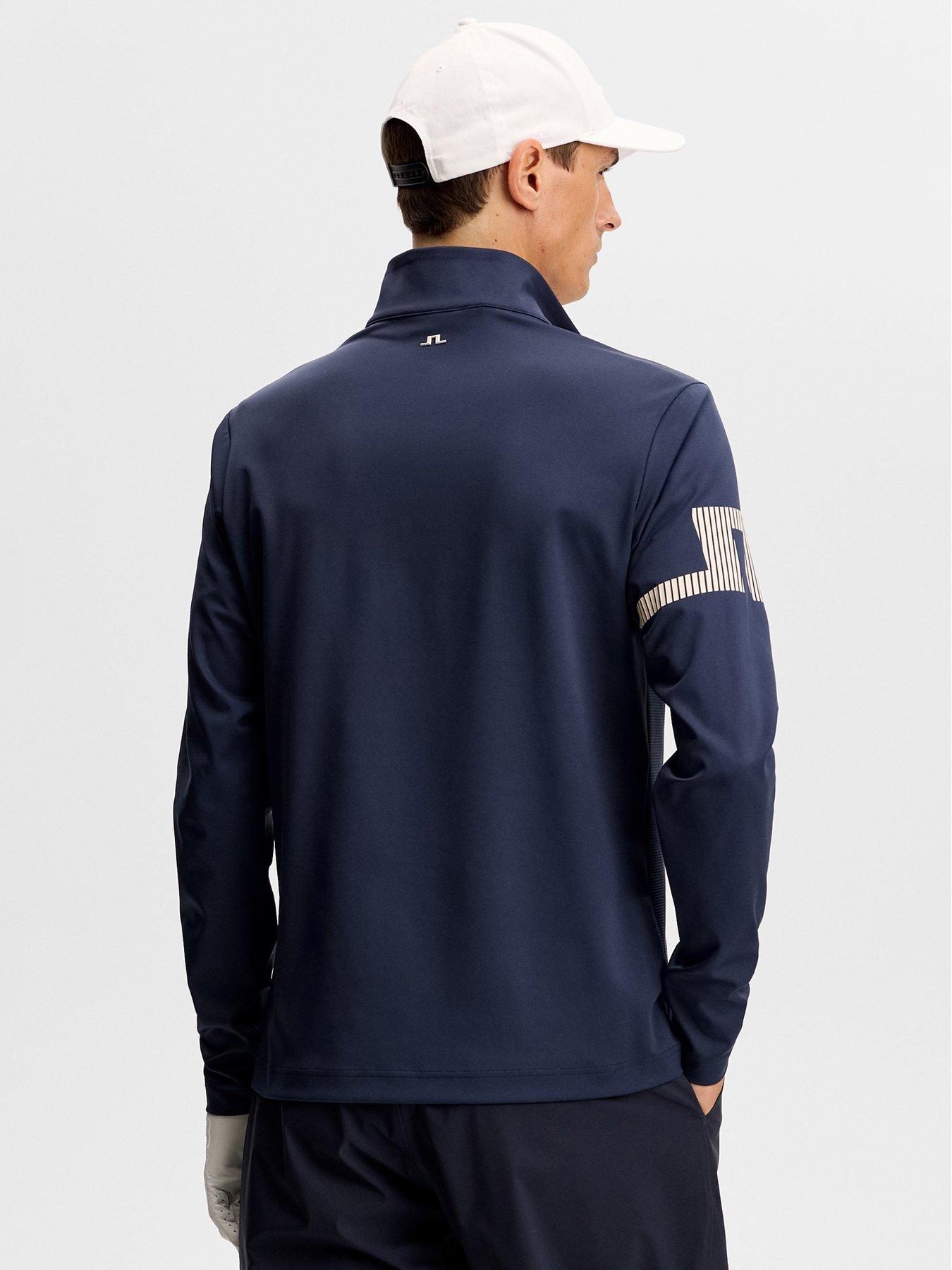 Image 2 of 5 of J LINDEBERG Mens Golf Heath Strike Mid Layer - Navy