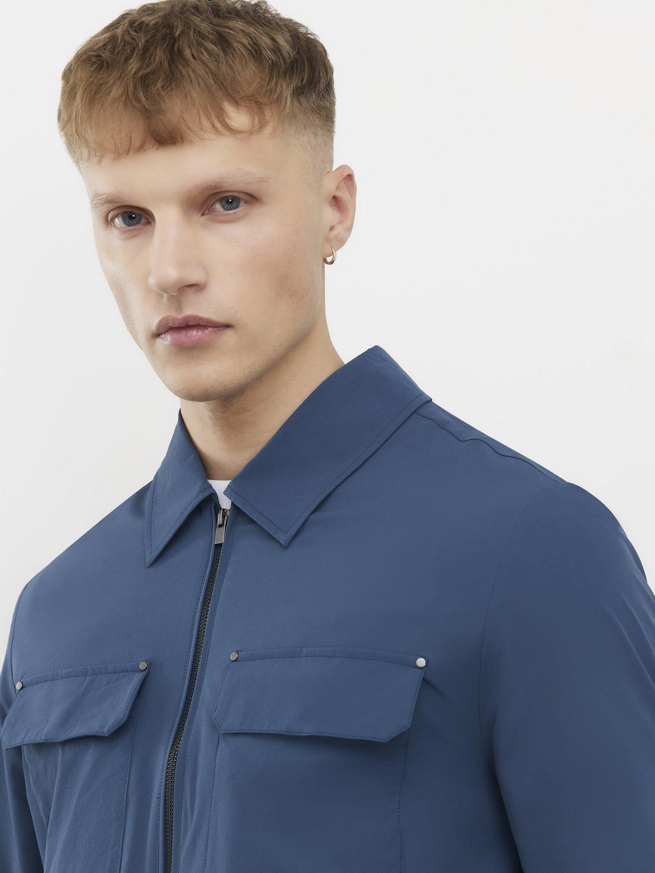 river-island-defined-muscle-fit-shacket-blueoutfit