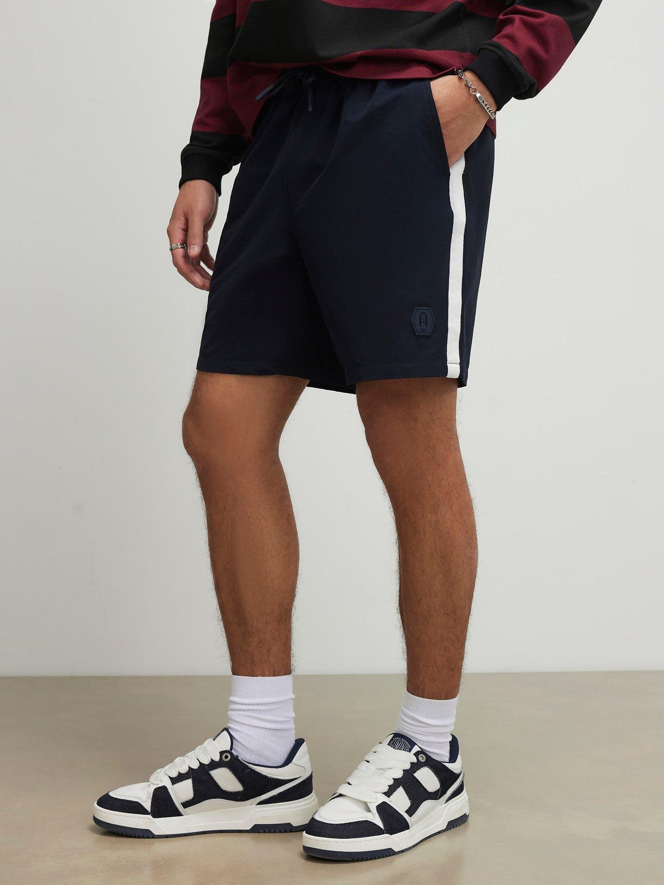 River Island Birnham Ripstop Short - Navy