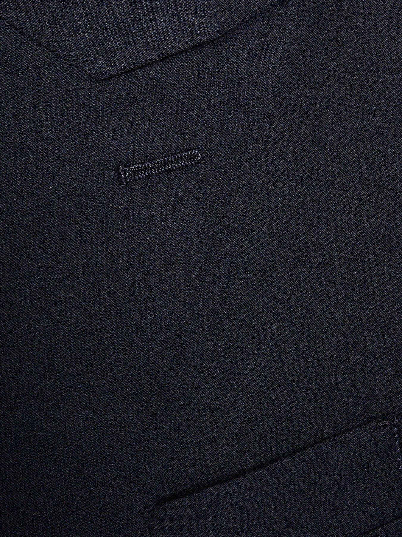 Image 6 of 6 of River Island Buzzy Blue Suit Jacket - Navy