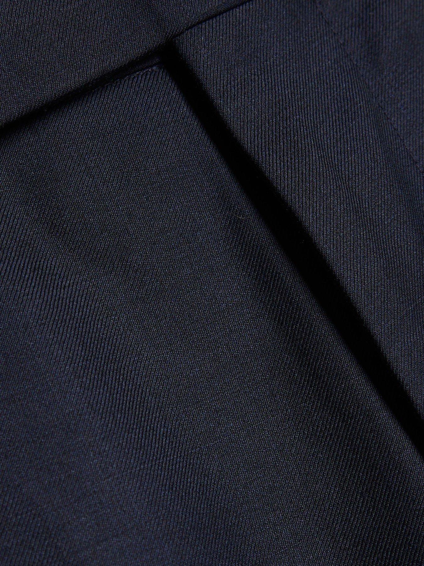 Image 5 of 6 of River Island Buzzy Blue Groom Suit Trouser - Navy