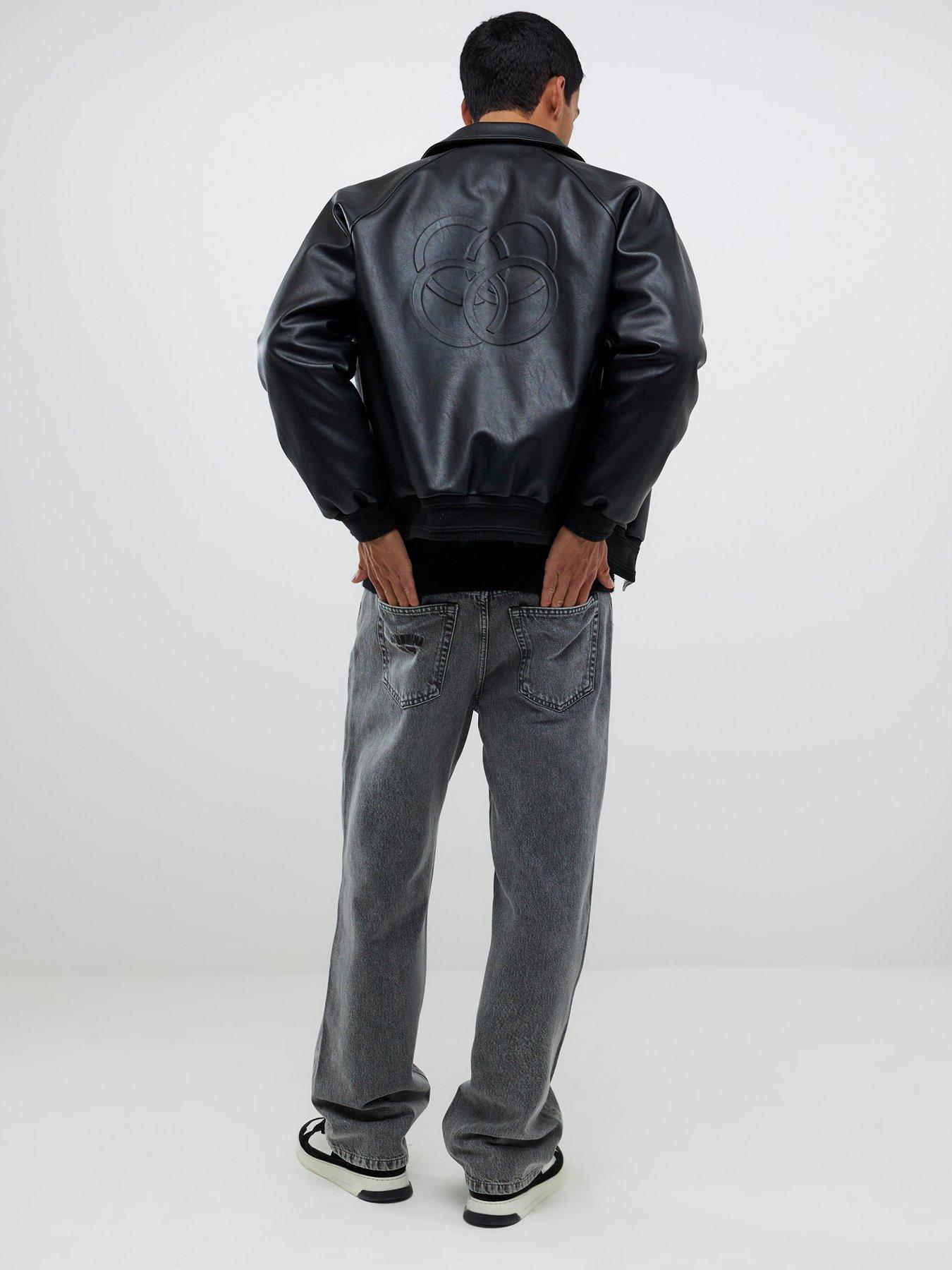 Image 2 of 4 of River Island Loose Fit Jeans - Grey