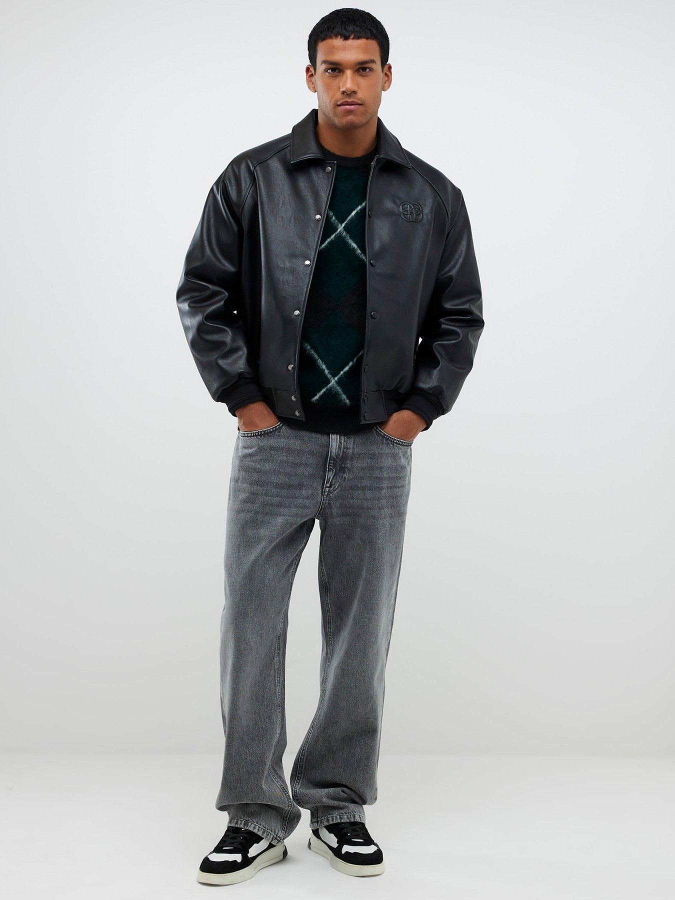 Image 3 of 4 of River Island Loose Fit Jeans - Grey