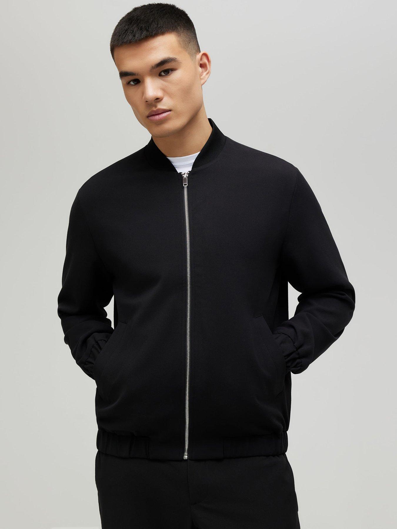 Image 1 of 4 of River Island Smart Laddy Bomber - Black