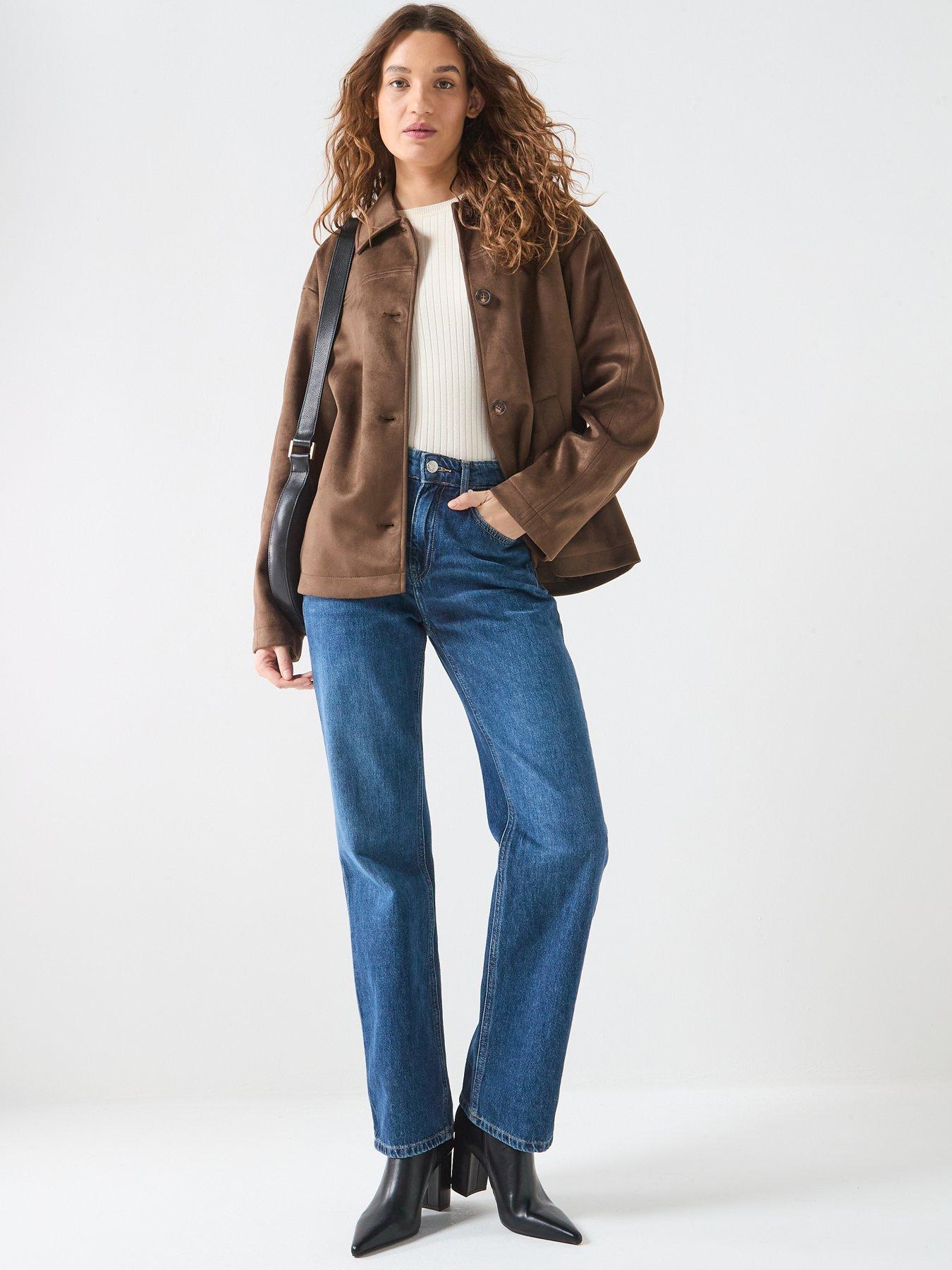 only-carolina-faux-suede-jacket-brownback
