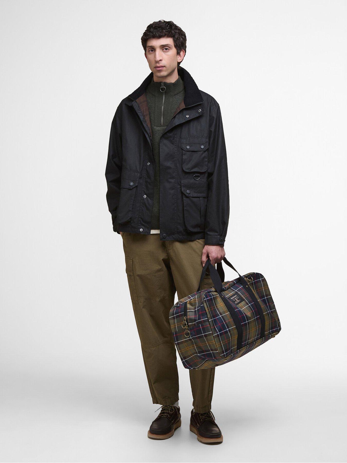 Image 2 of 6 of Barbour Torridon Tartan Holdall Bag - Green