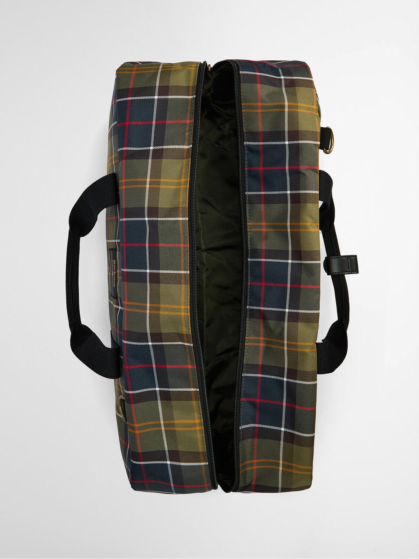 Image 4 of 6 of Barbour Torridon Tartan Holdall Bag - Green