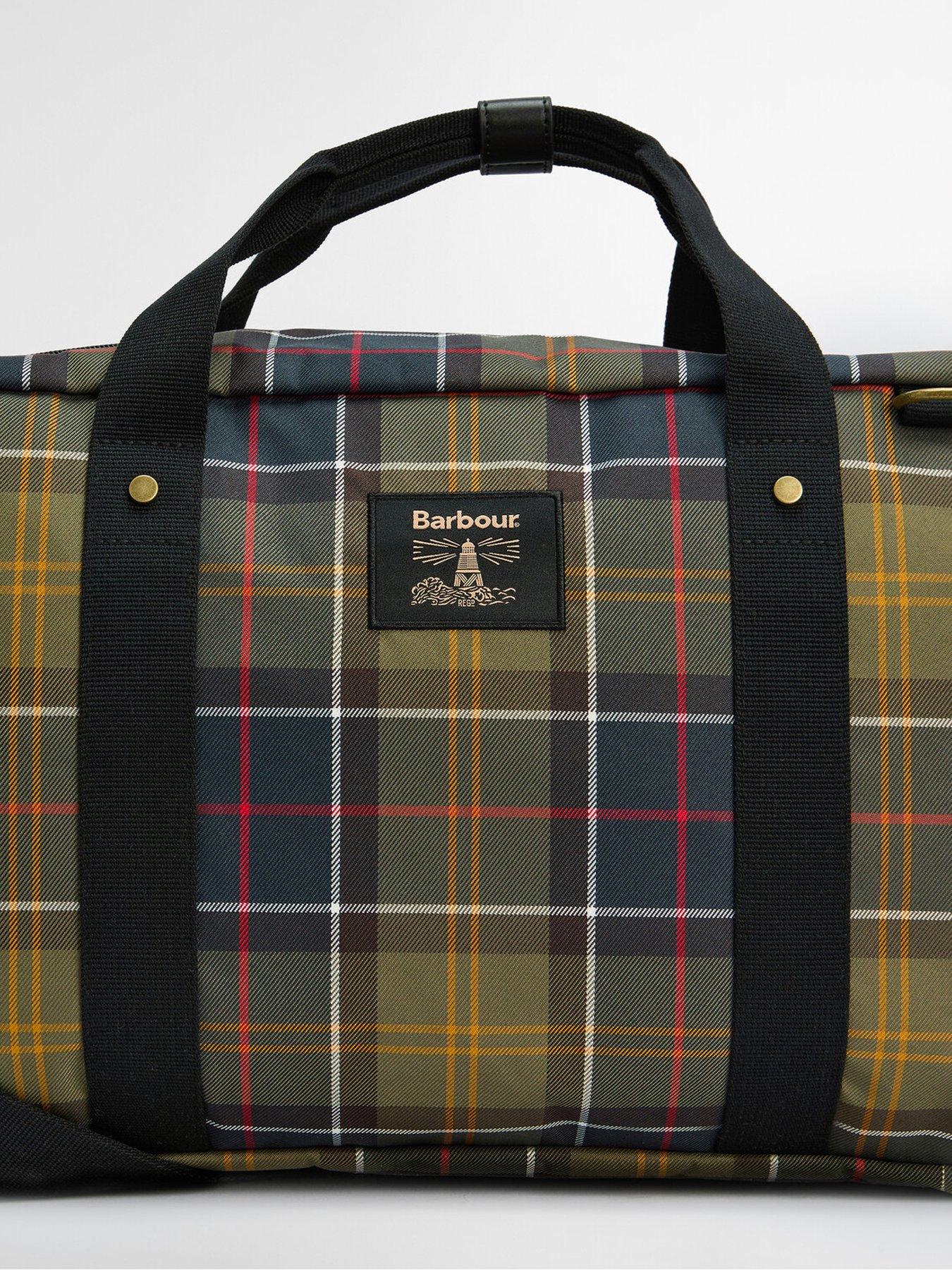 Image 6 of 6 of Barbour Torridon Tartan Holdall Bag - Green