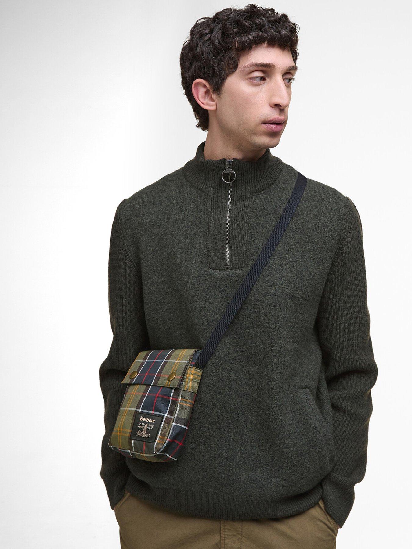 barbour-torridon-tartan-flight-crossbody-bag-greenstillFront