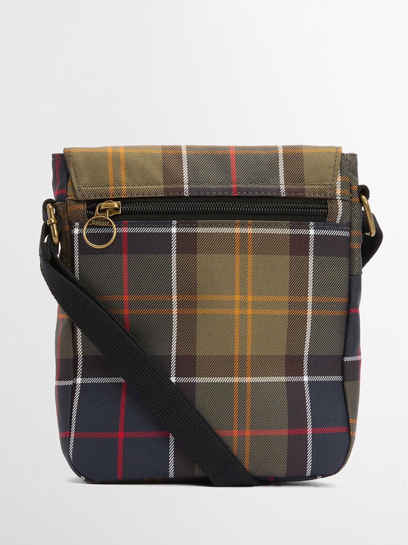 Image 3 of 6 of Barbour Torridon Tartan Flight Crossbody Bag - Green