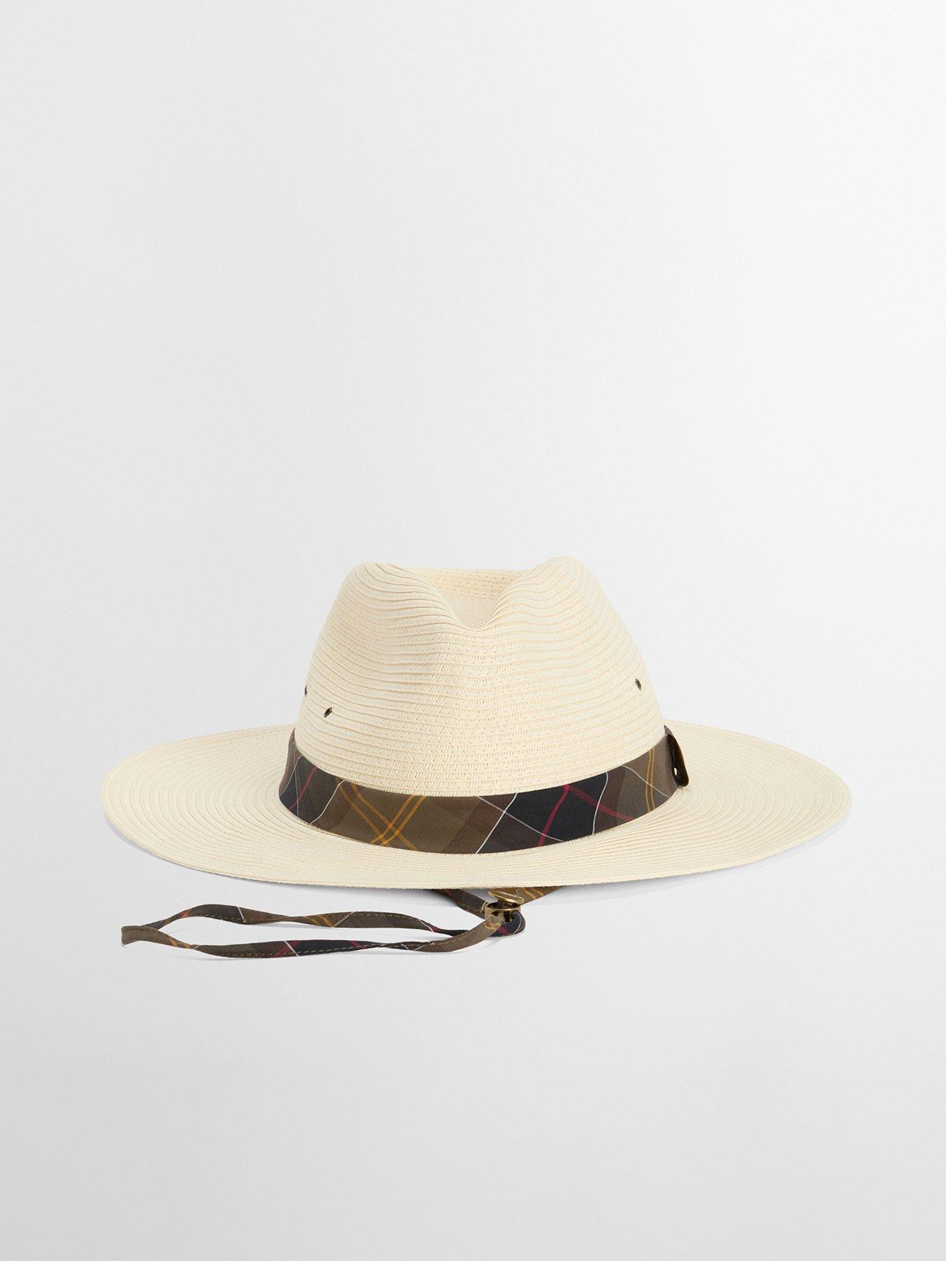 Image 1 of 5 of Barbour Kirkstone Fedora Trilby Summer Hat - Beige