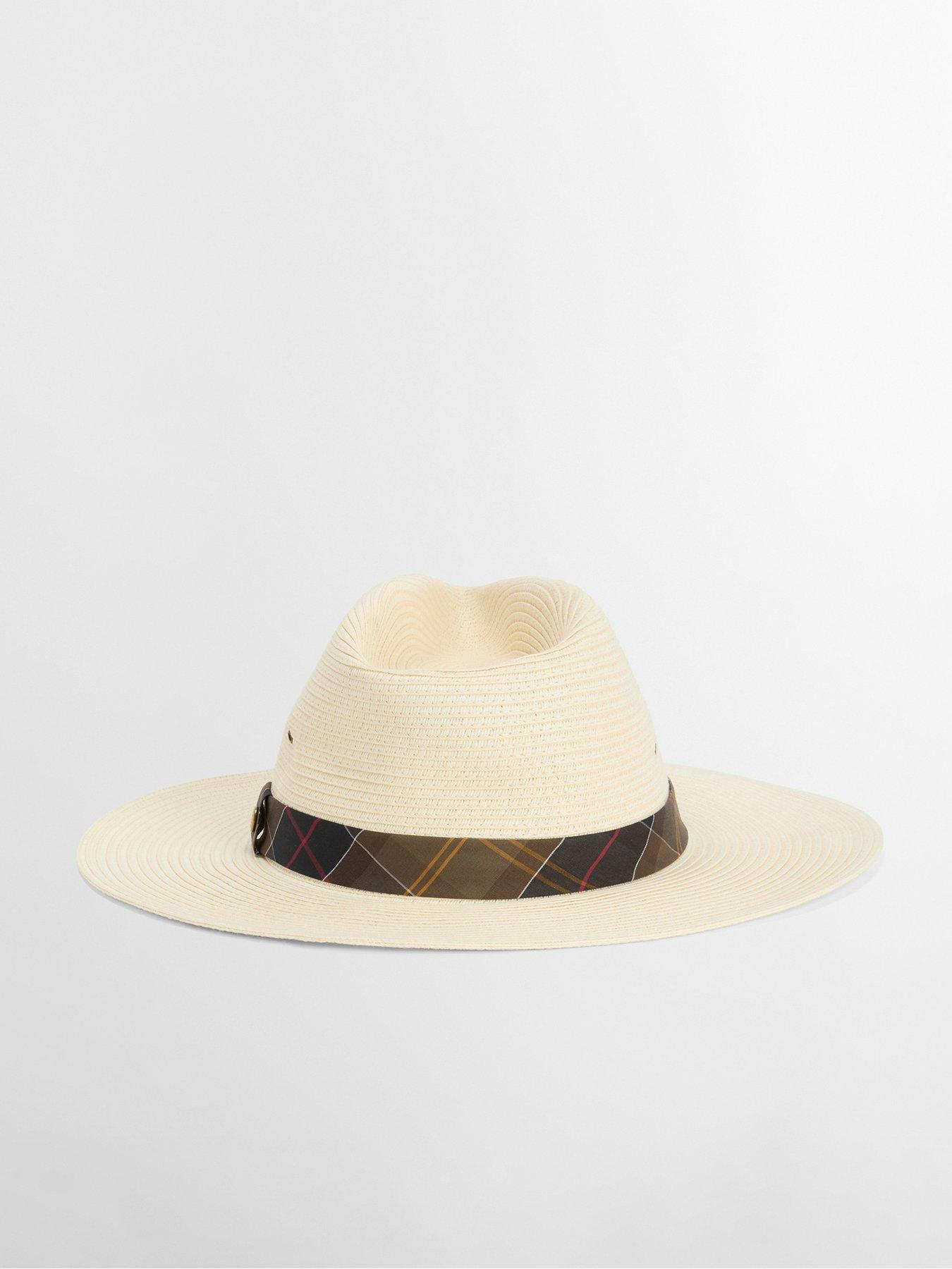 Image 2 of 5 of Barbour Kirkstone Fedora Trilby Summer Hat - Beige