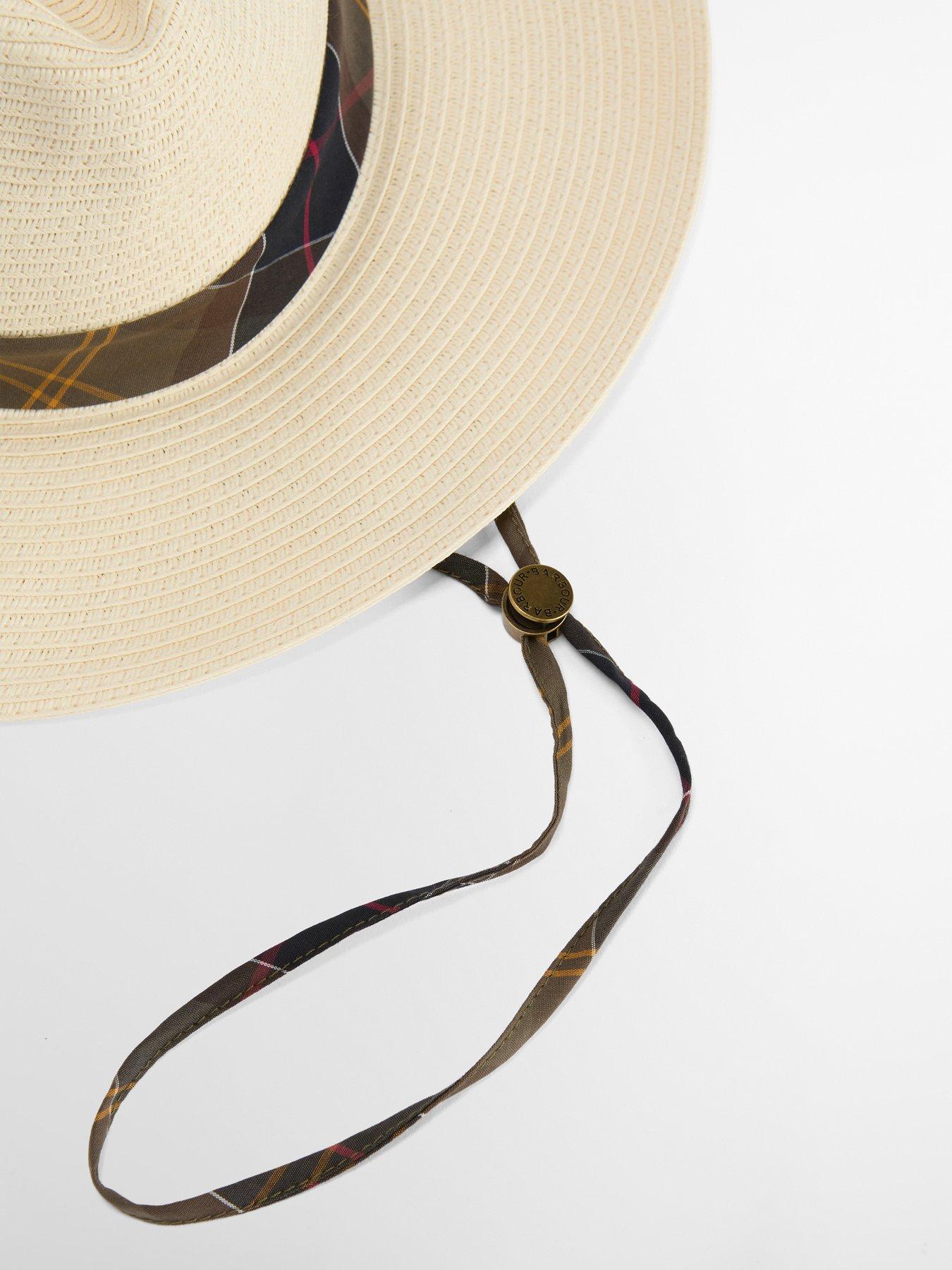 Image 4 of 5 of Barbour Kirkstone Fedora Trilby Summer Hat - Beige