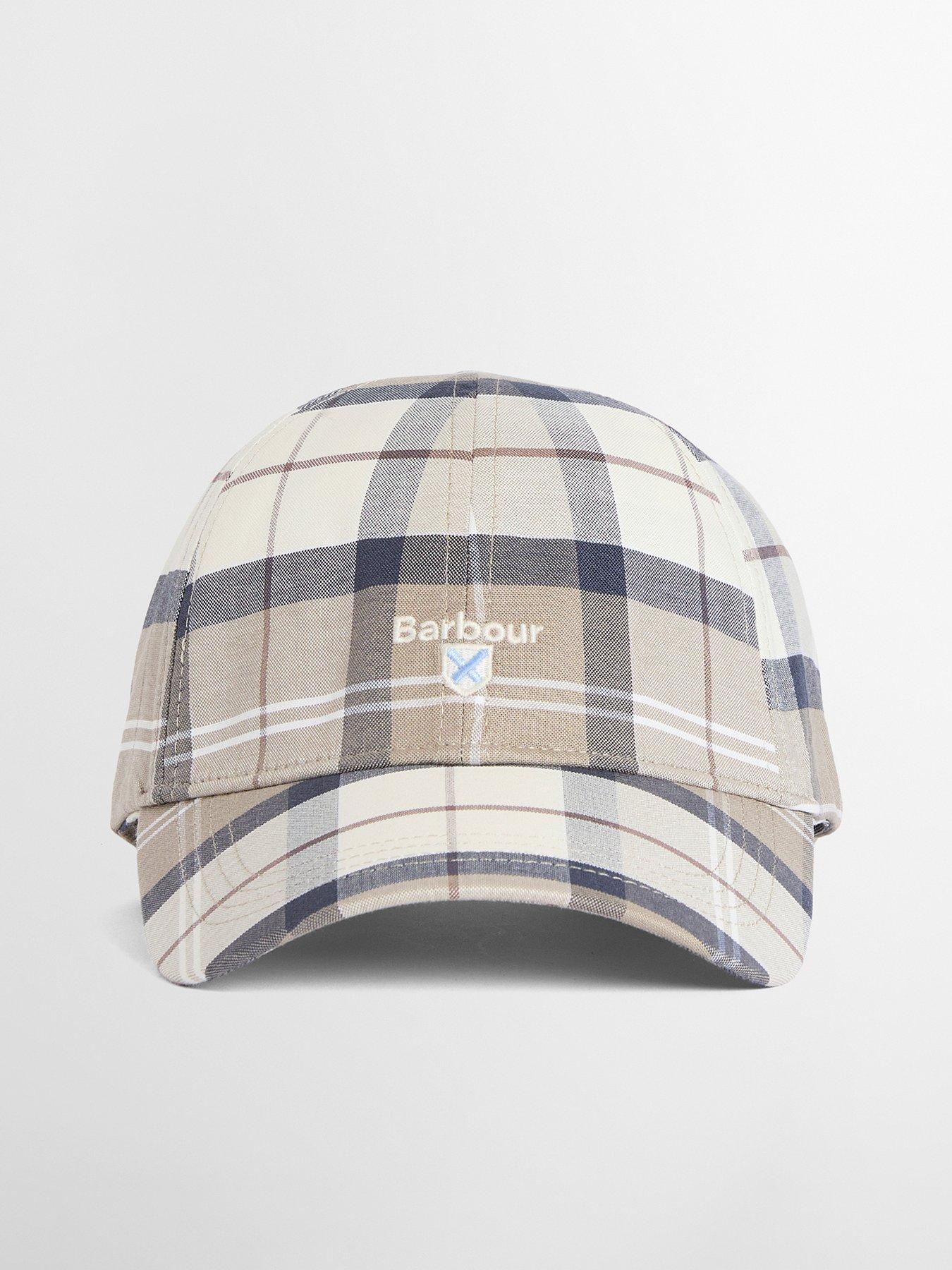 Image 1 of 5 of Barbour Tartan Sports Cap - Grey
