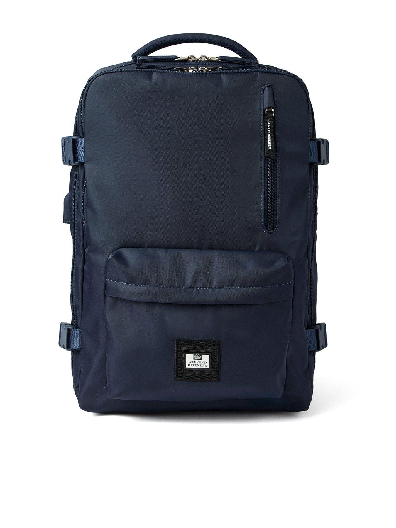Weekend Offender Weekend Offender Overnighter Multi Pocket Backpack - Navy