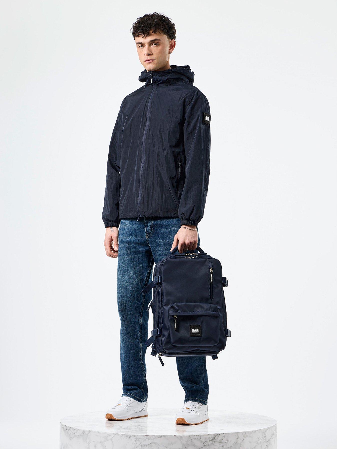 Image 2 of 7 of Weekend Offender Weekend Offender Overnighter Multi Pocket Backpack - Navy