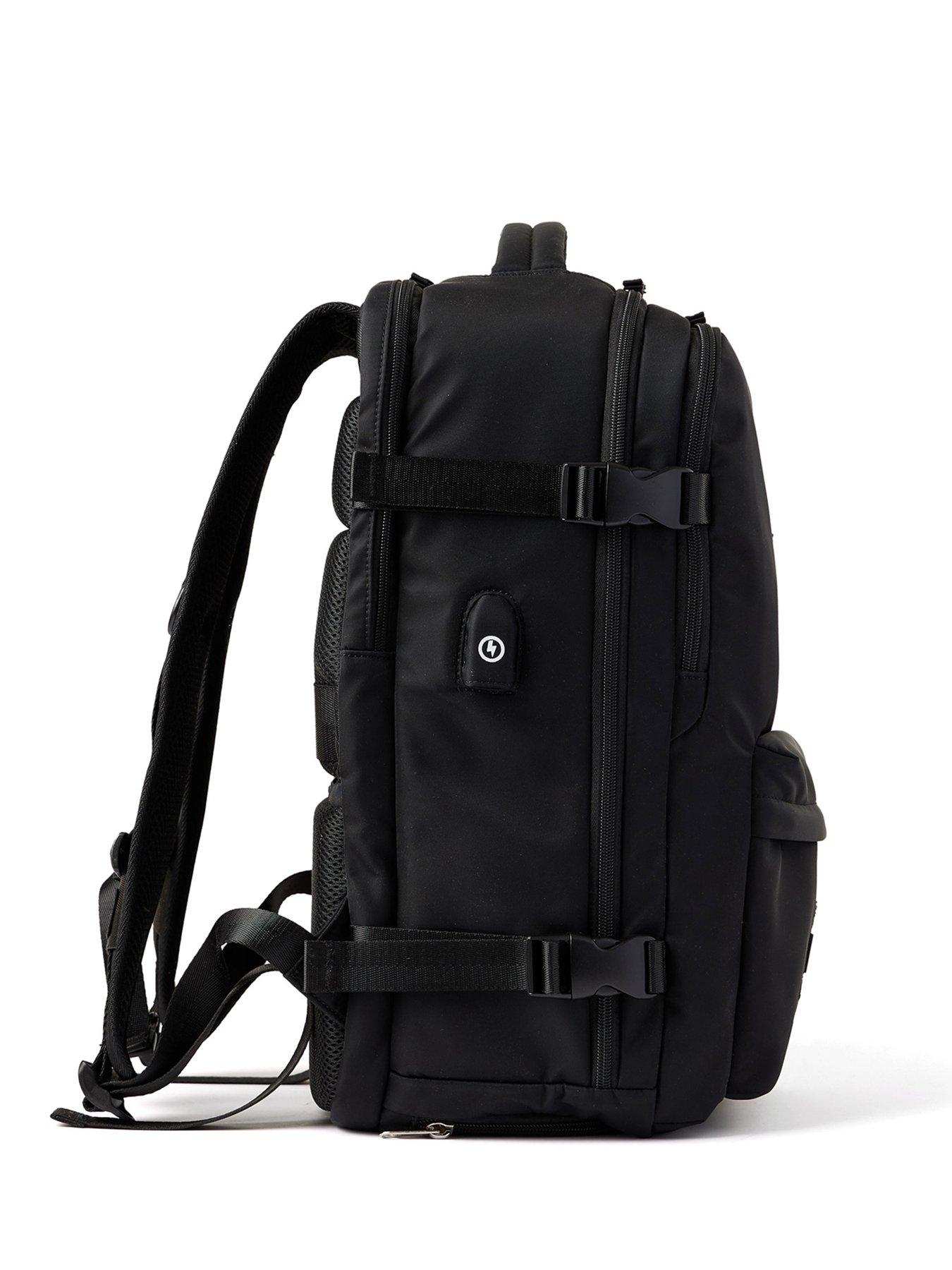 Image 2 of 7 of Weekend Offender Weekend Offender Overnighter Multi Pocket Backpack - Black