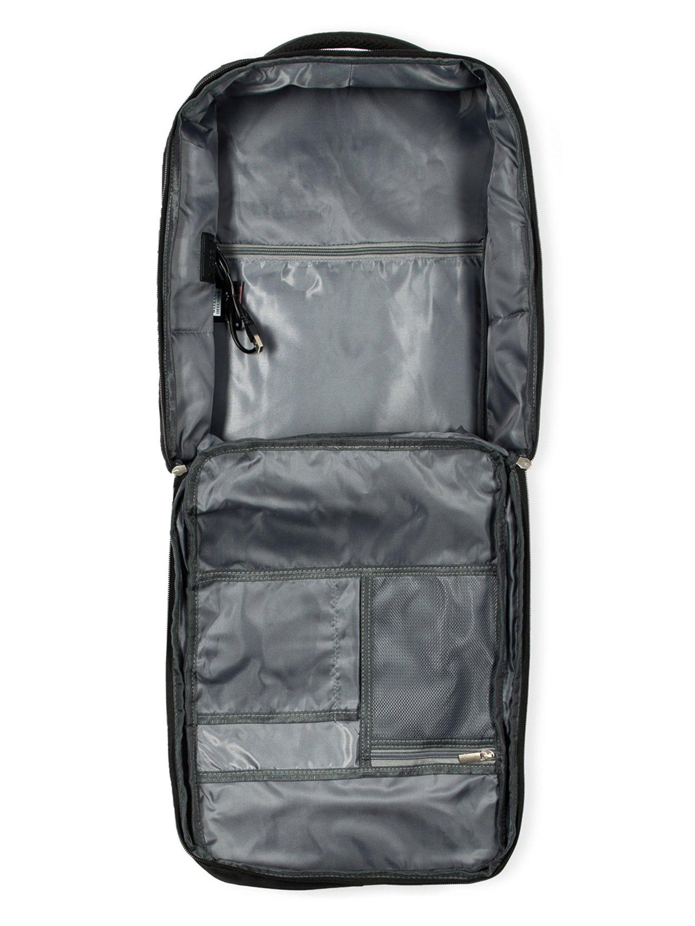 Image 7 of 7 of Weekend Offender Weekend Offender Overnighter Multi Pocket Backpack - Black