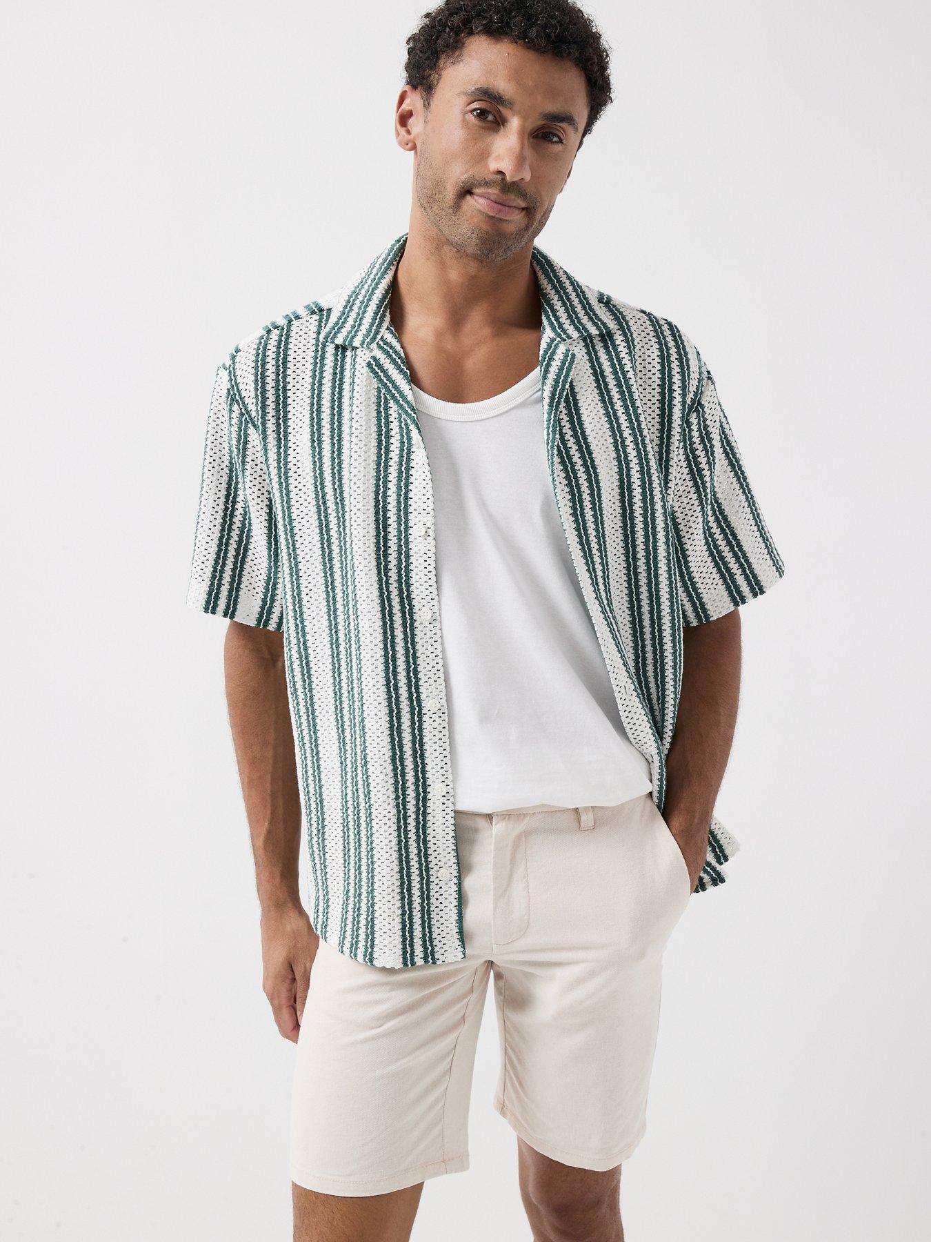 ONLY & SONS Only  &  Sons Dani Crochet Short Sleeve Shirt