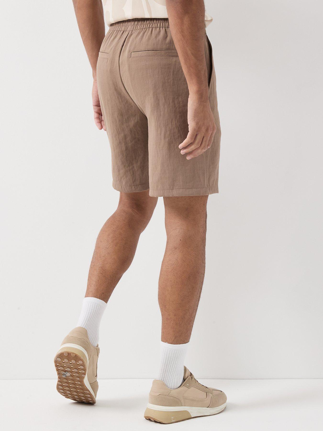 Image 2 of 6 of ONLY & SONS Wake Loose Shorts - Brown