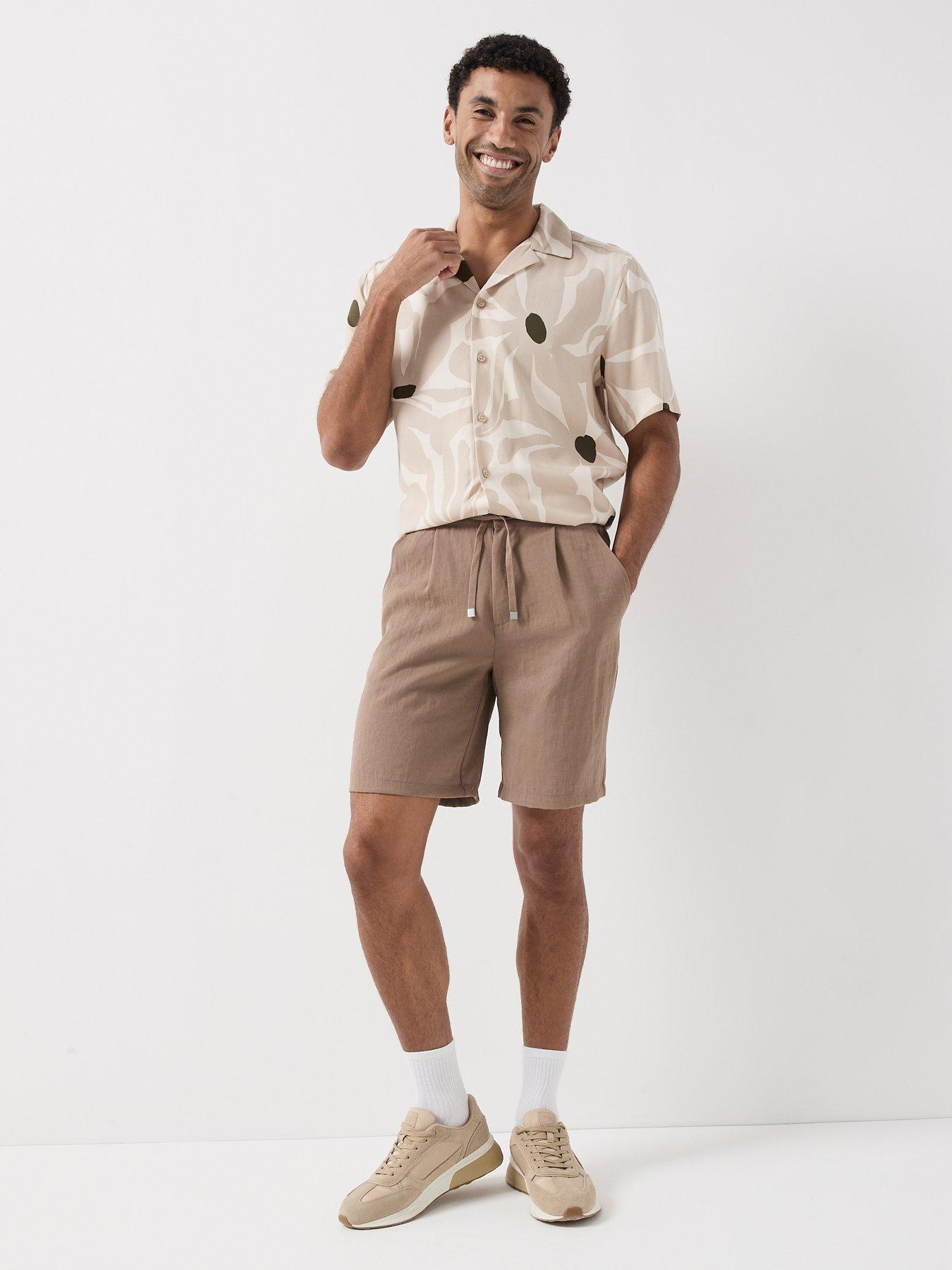 Image 3 of 6 of ONLY & SONS Wake Loose Shorts - Brown