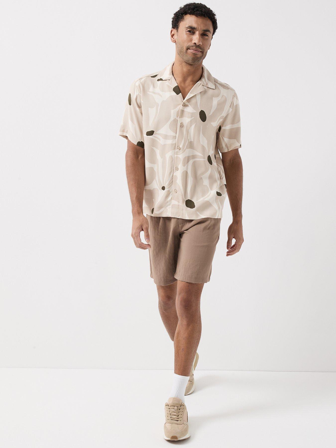 Image 5 of 6 of ONLY & SONS Wake Loose Shorts - Brown