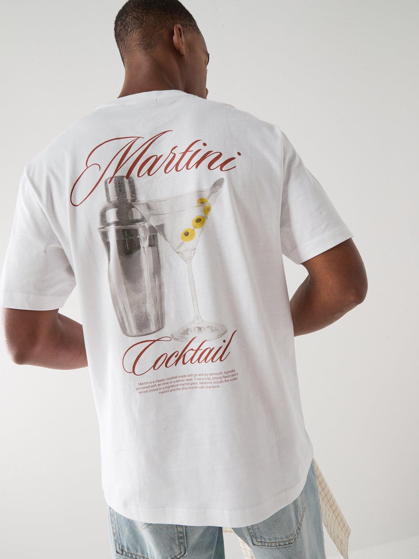Image 1 of 6 of ONLY & SONS Fred La Hacienda T-Shirt - White