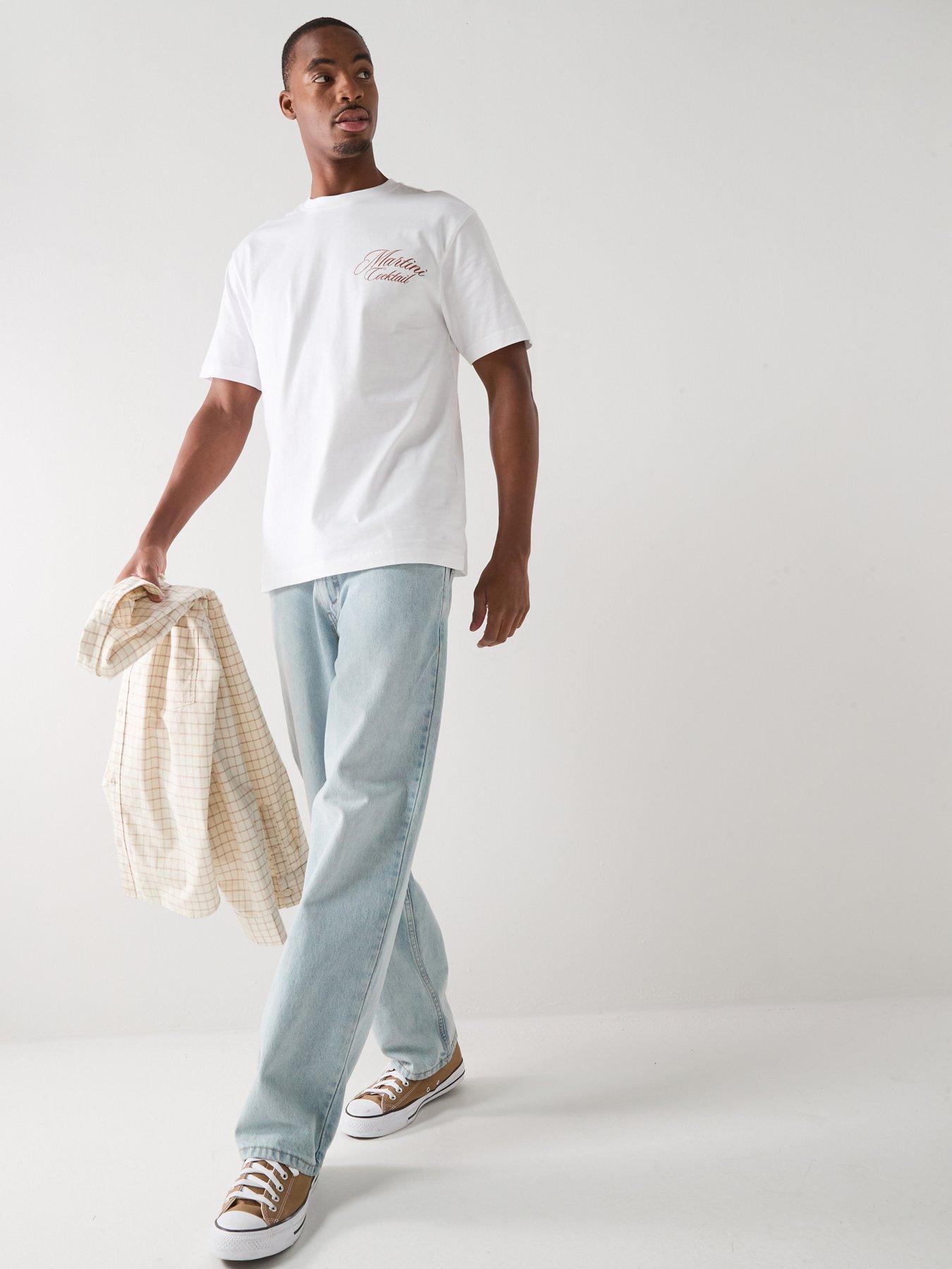 Image 3 of 6 of ONLY & SONS Fred La Hacienda T-Shirt - White
