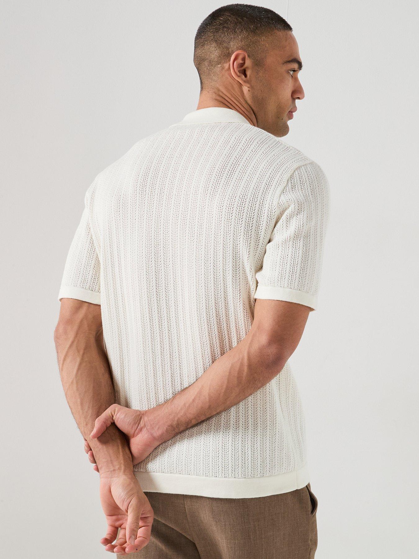 only-sons-moon-short-sleeve-knitted-polo-shirt-off-whitestillFront