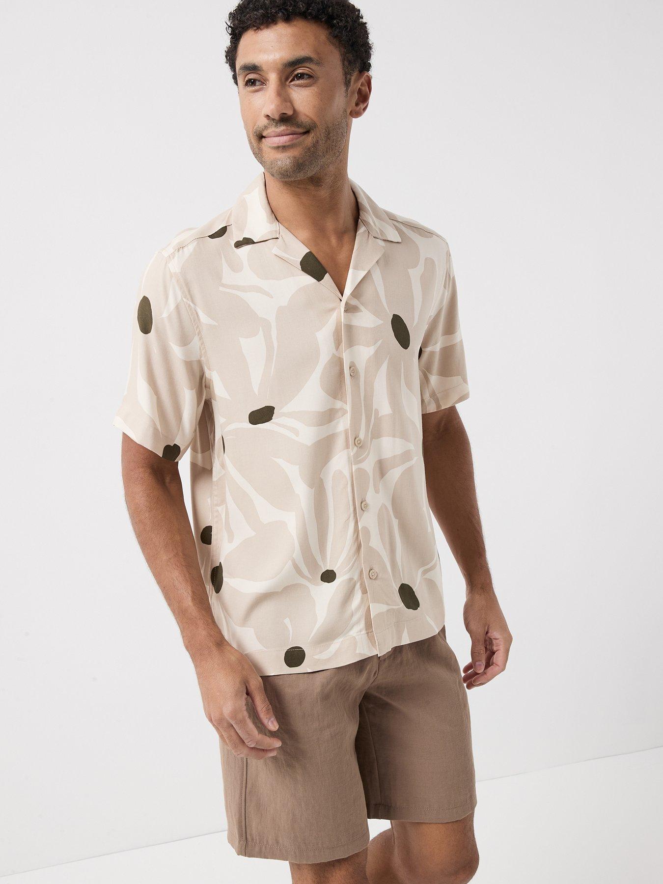 only-sons-dash-life-aop-short-sleeve-resort-shirt-silver-liningoutfit